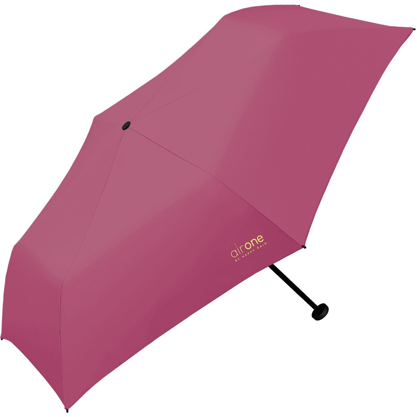 HAPPY RAIN Taschenregenschirm Minischirm perfekt Mini-Schirm Gramm - 99 für Untewegs leichtester pink - One superleicht, Air