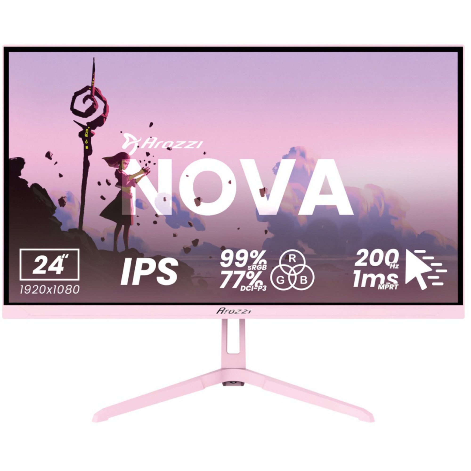 Arozzi Arozzi Nova 24T1K200, Gaming-Monitor, (FullHD, TFT-Monitor (1920 x 1080 px)