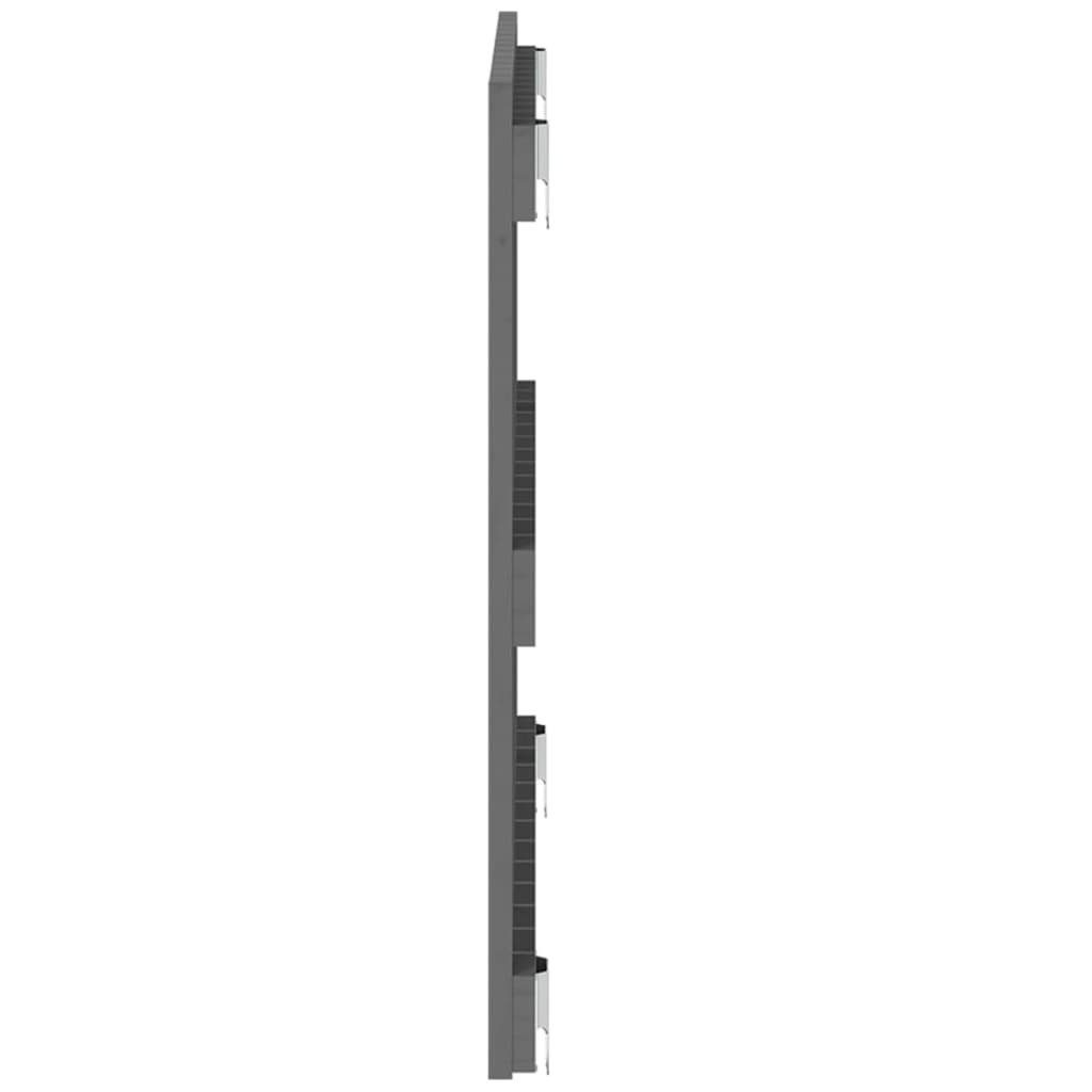 (1 St) Massivholz vidaXL 82,5x3x60 cm Grau Kiefer, Wand-Kopfteil Kopfteil