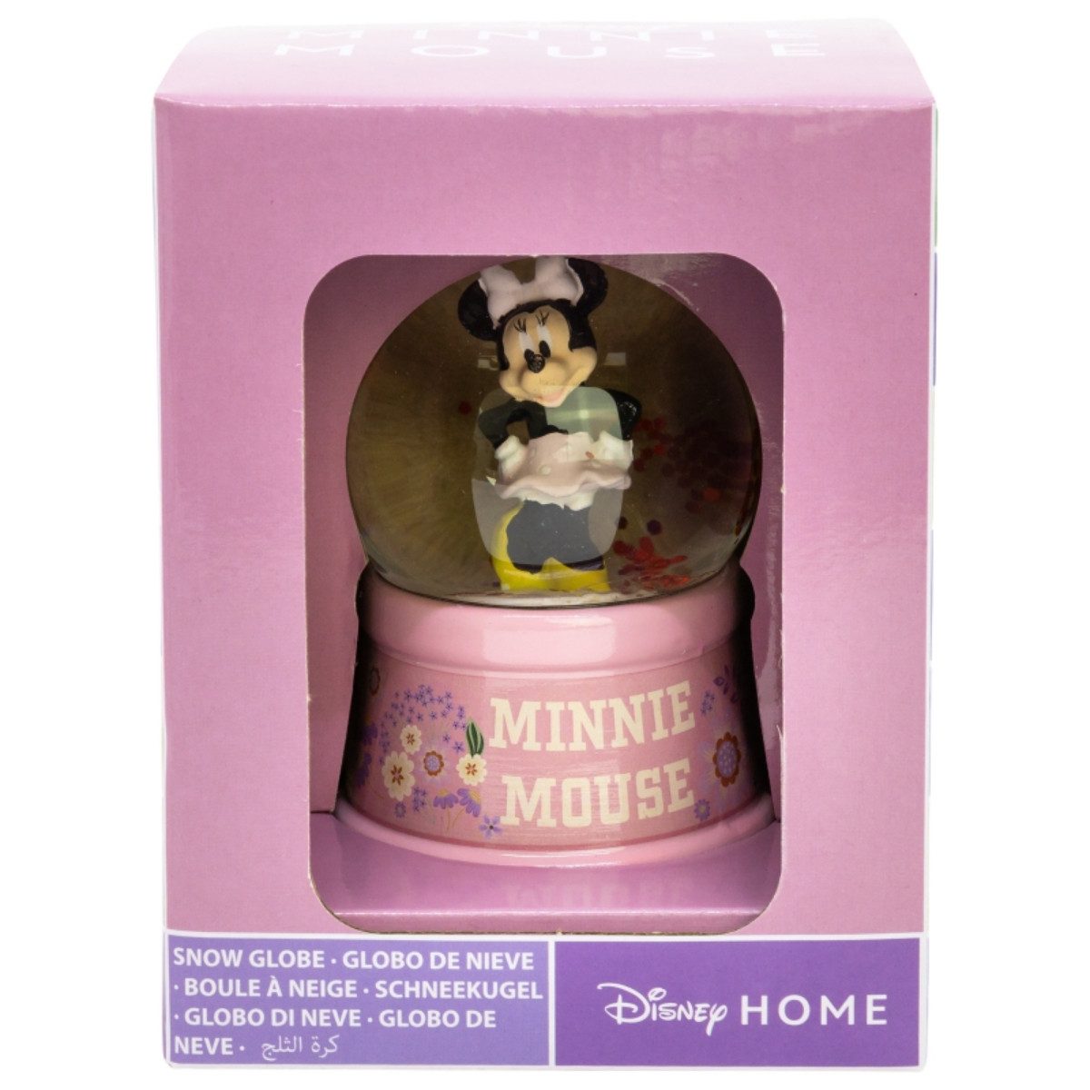Disney Minnie Mouse Schneekugel Schneekugel aus Glas für Sammlung Deko und Kinderzimmer (1 St)