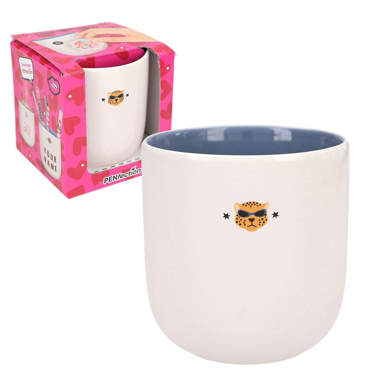 Depesche Spiel PENfection Becher - Leo & Auge Motive