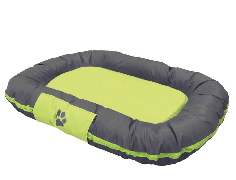 Nobby Tierbett Kissen oval "RENO", Wasser- und Schmutzabweisend