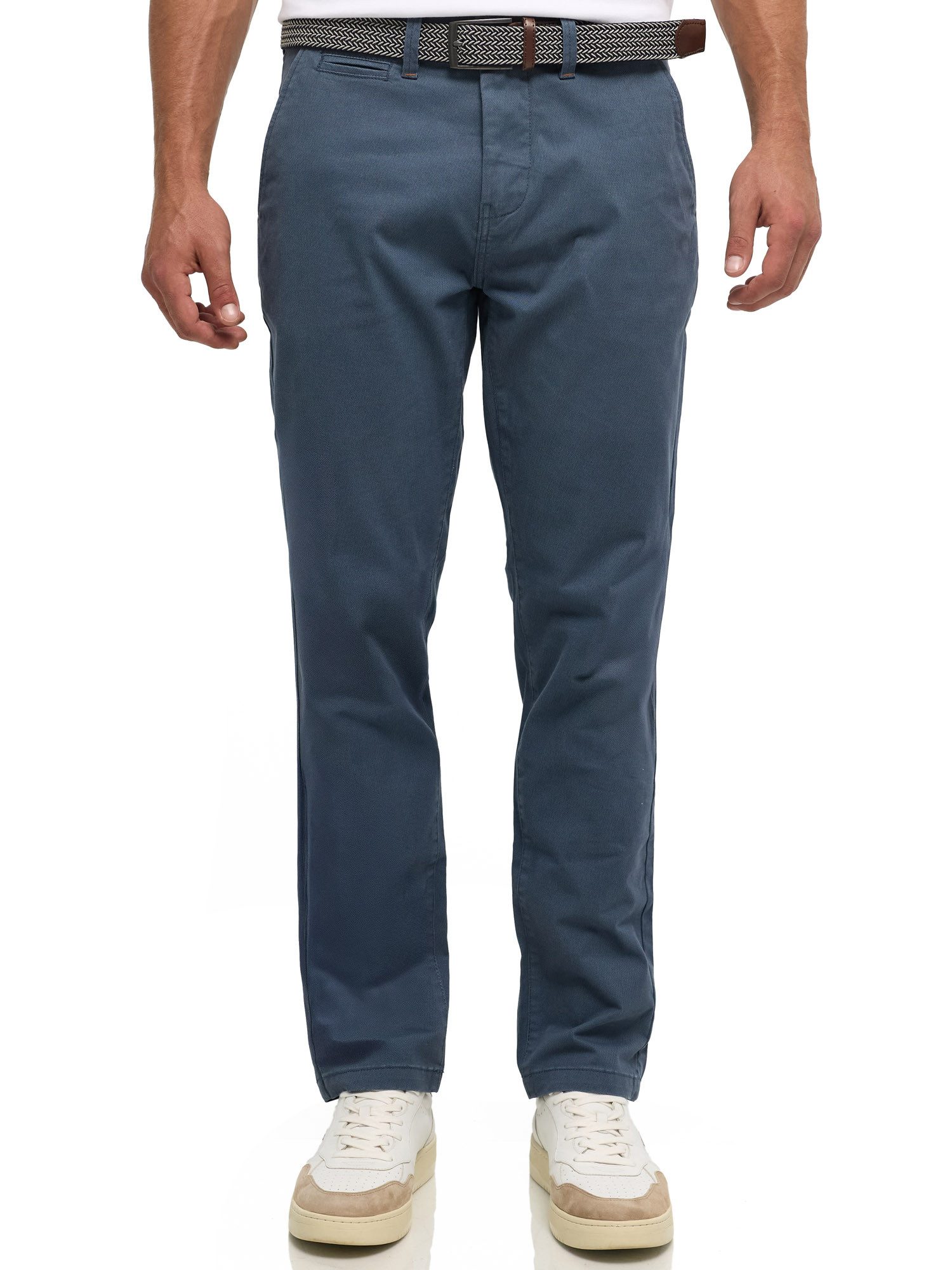 INDICODE Chinos INEldwyn (Set, 2-tlg., mit Gürtel) Baumwollmischung, regular fit