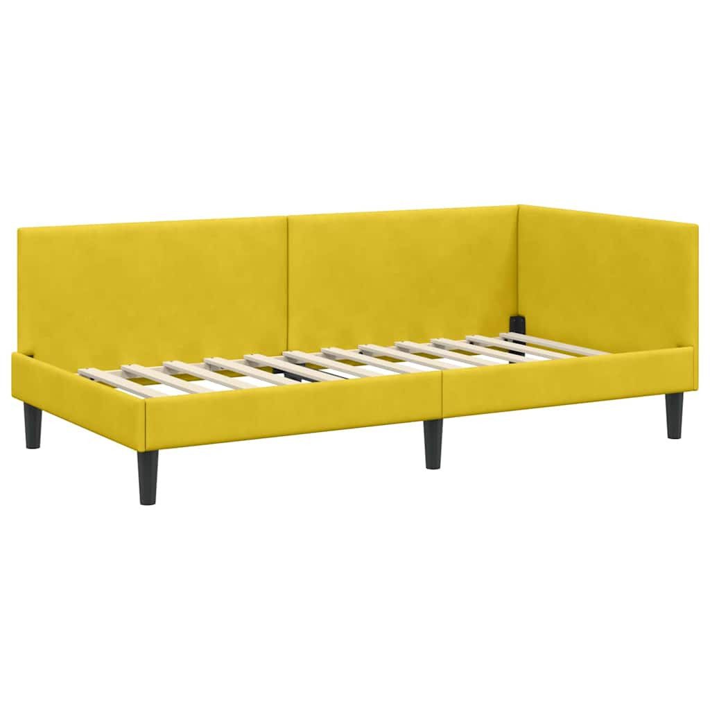 vidaXL Bett Eckbettgestell Gelb 80 x günstig online kaufen