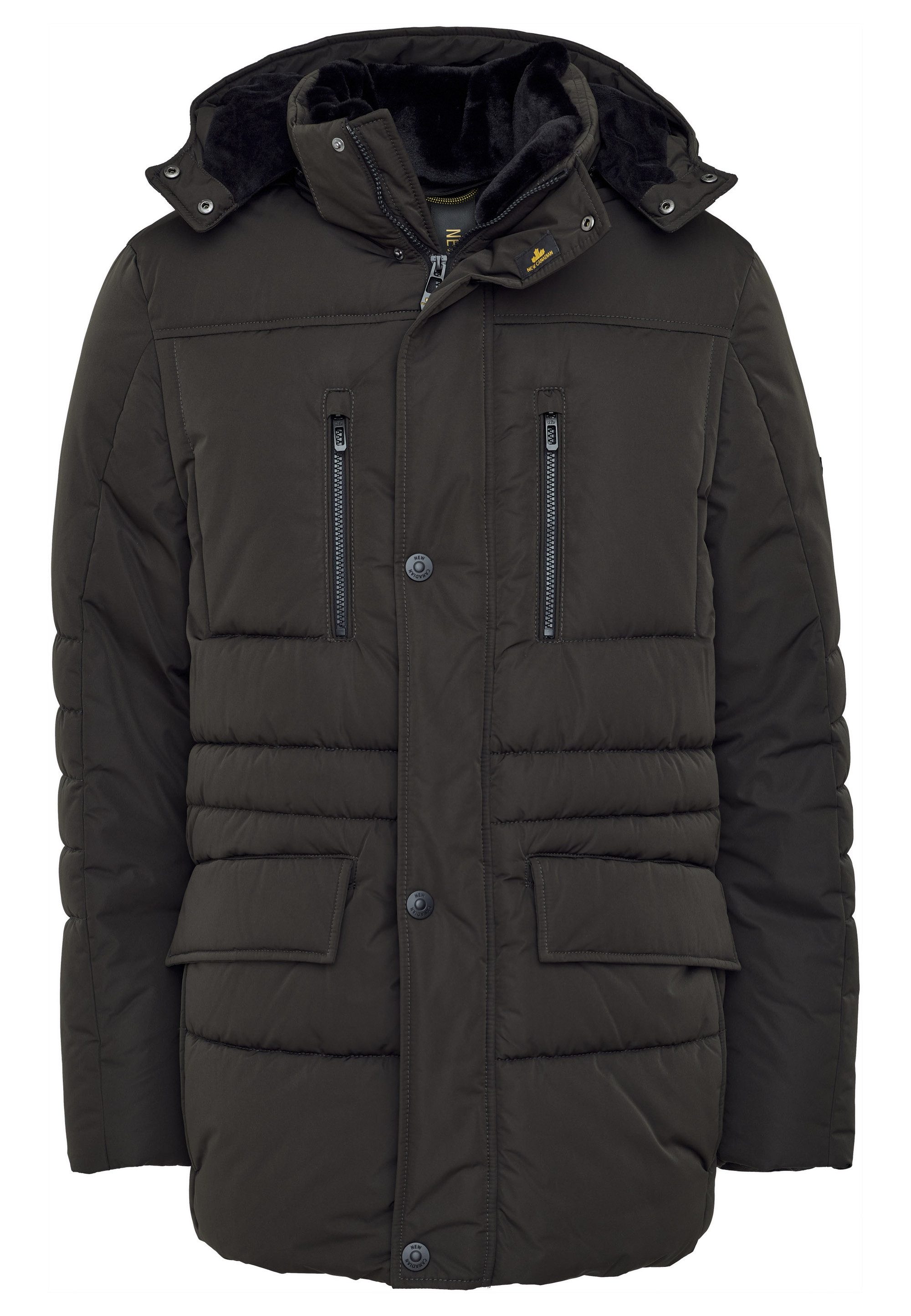 New Canadian Outdoorjacke dry iQ-Funktionsjacke mit abnehmbarem Fellkragen