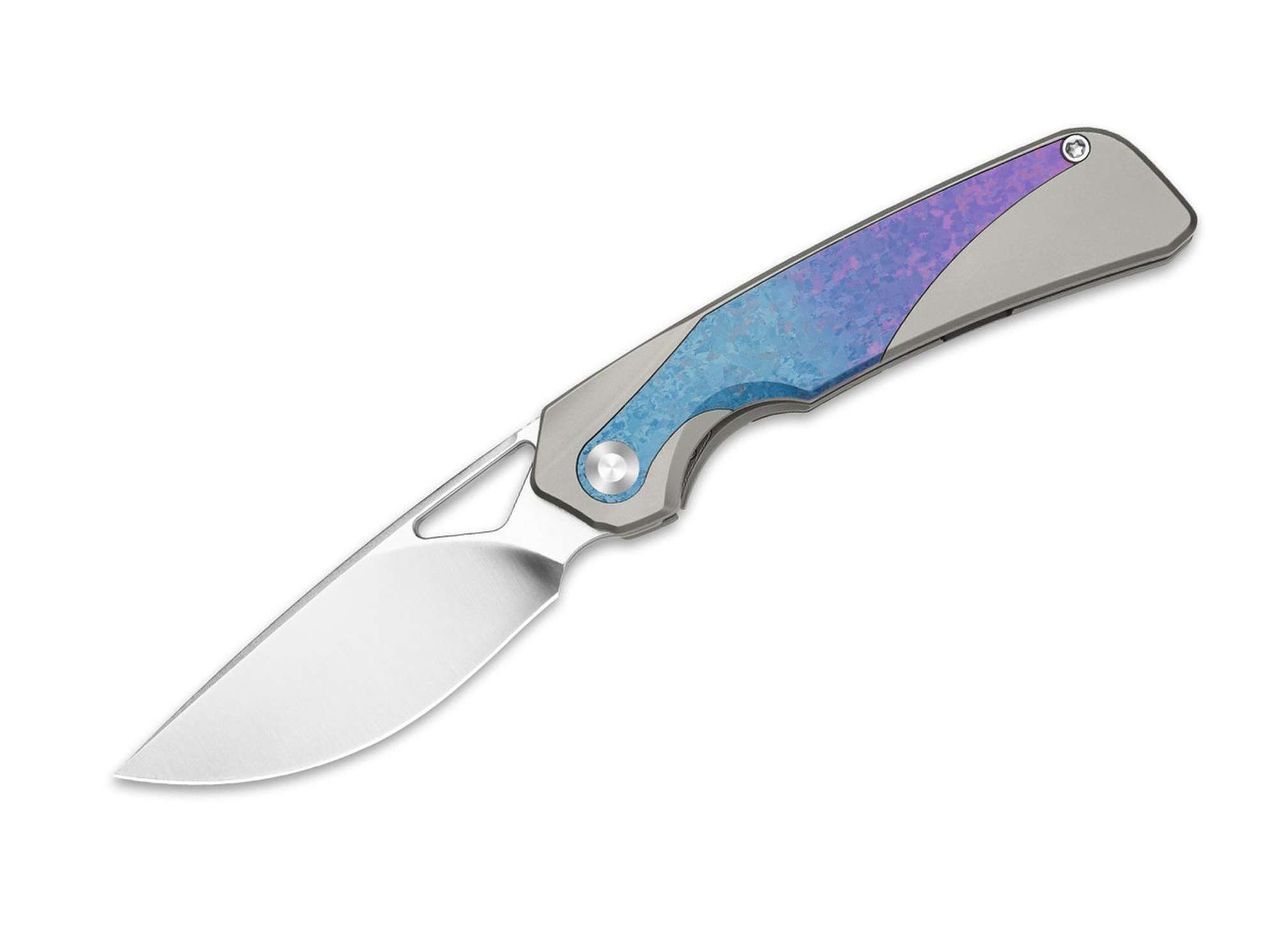 Kizer Taschenmesser Kizer Topsail S45VN Blue Crystallized Ti