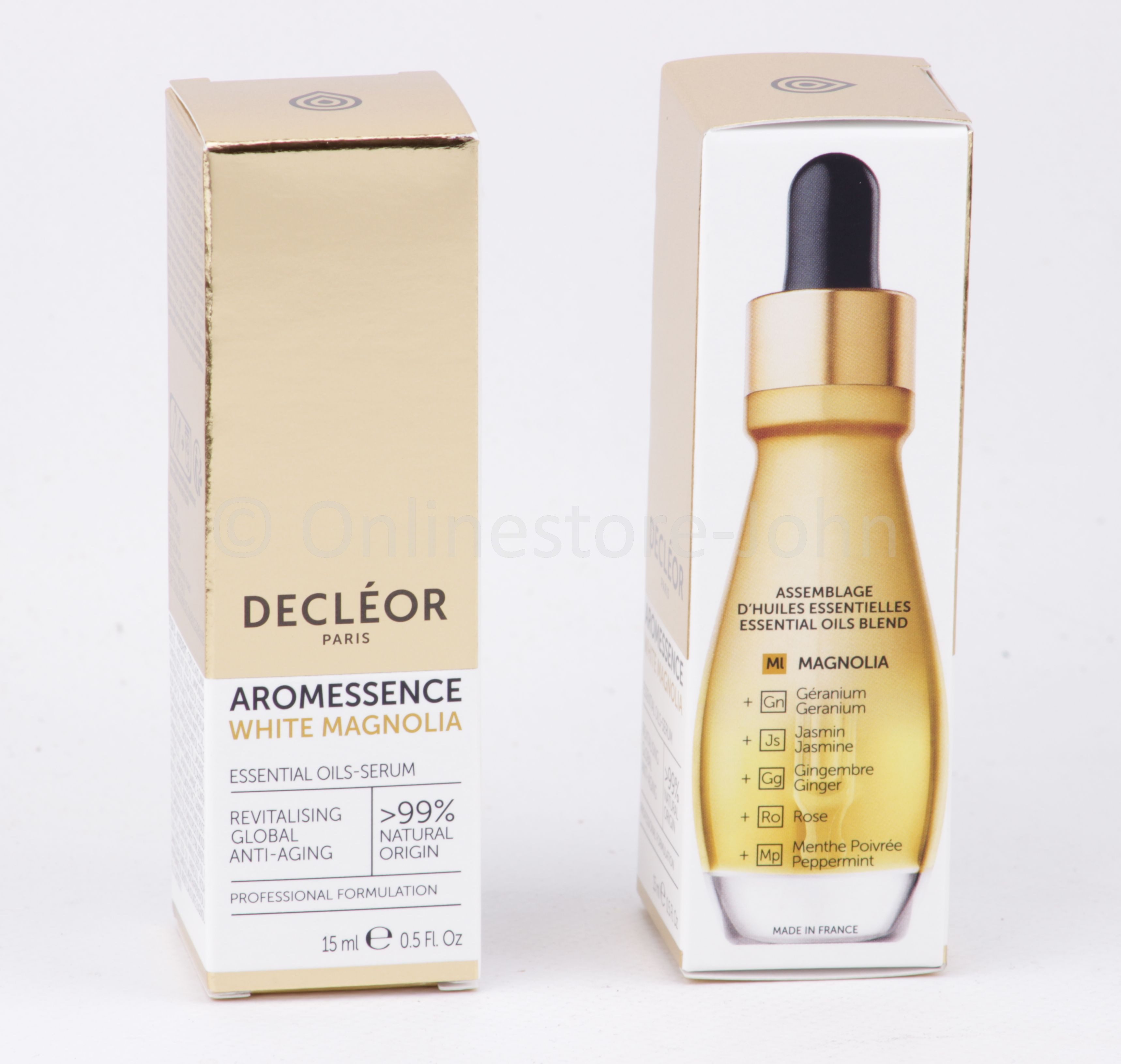 Anti-Aging-Creme Decleor - Aromessence White Magnolia - Essential Oils-Serum - 15ml