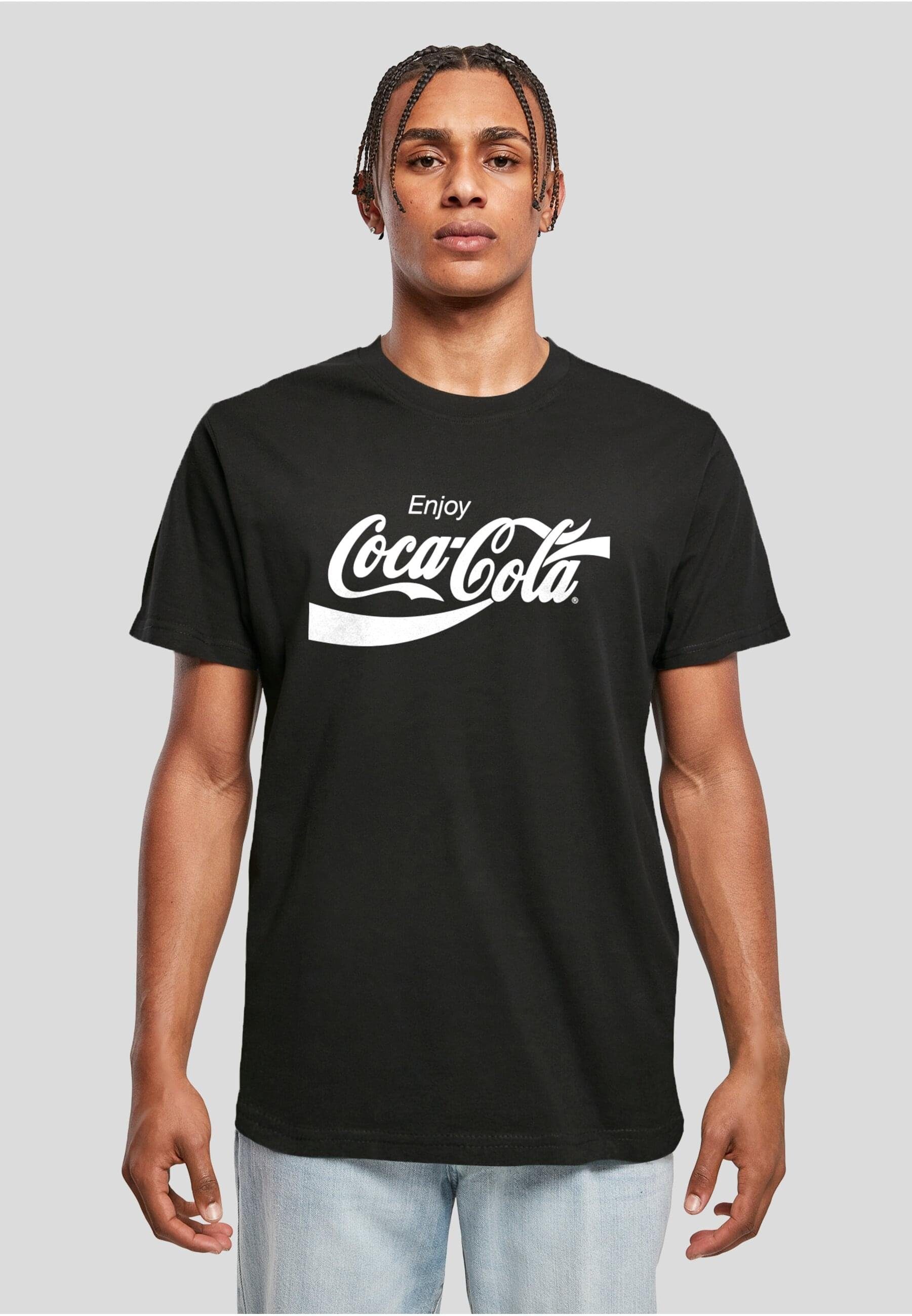 Herren T-Shirt black Logo Coca (1-tlg) Cola Merchcode Tee
