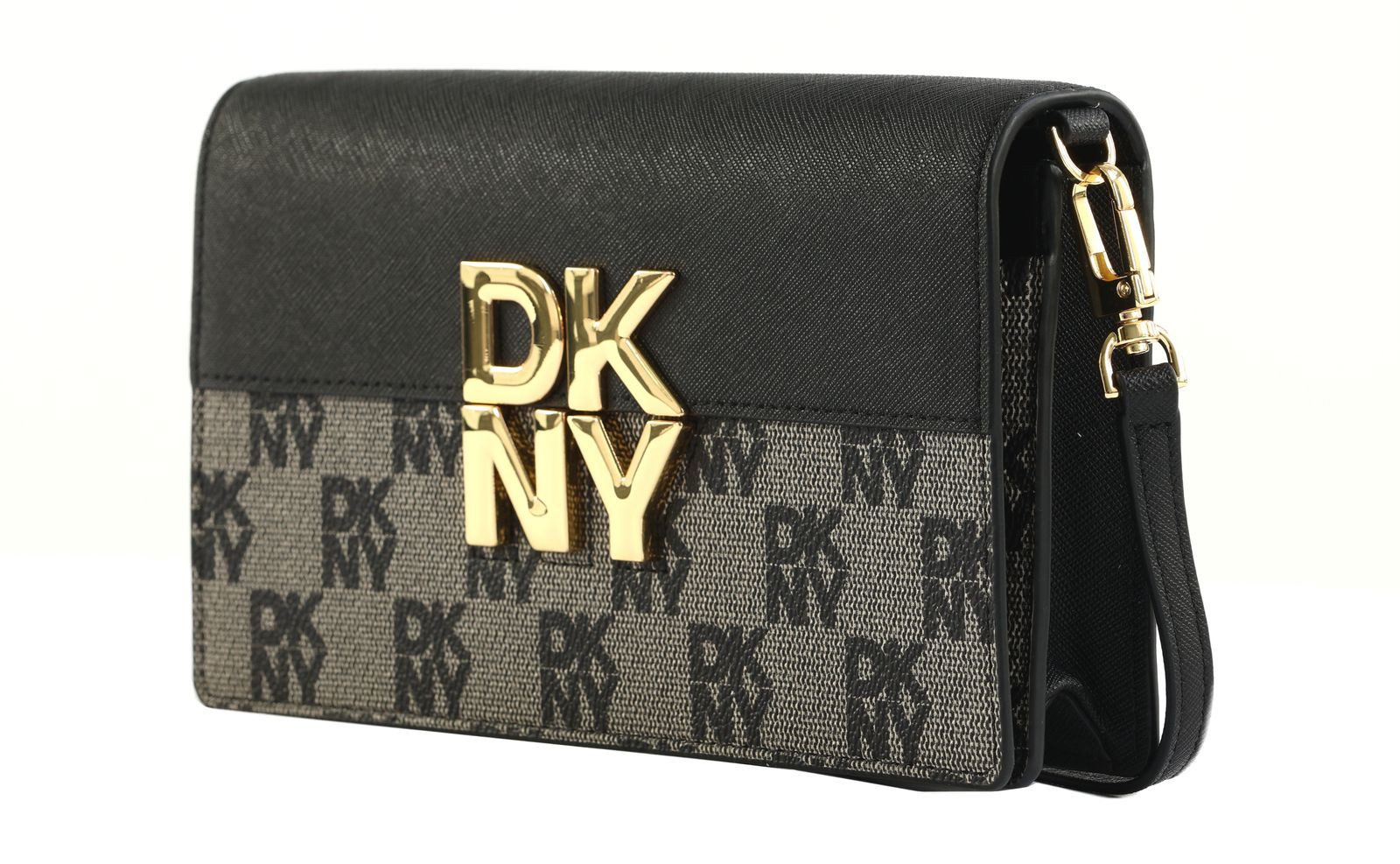 DKNY Abendtasche Clutch, aus echtem Rindsleder