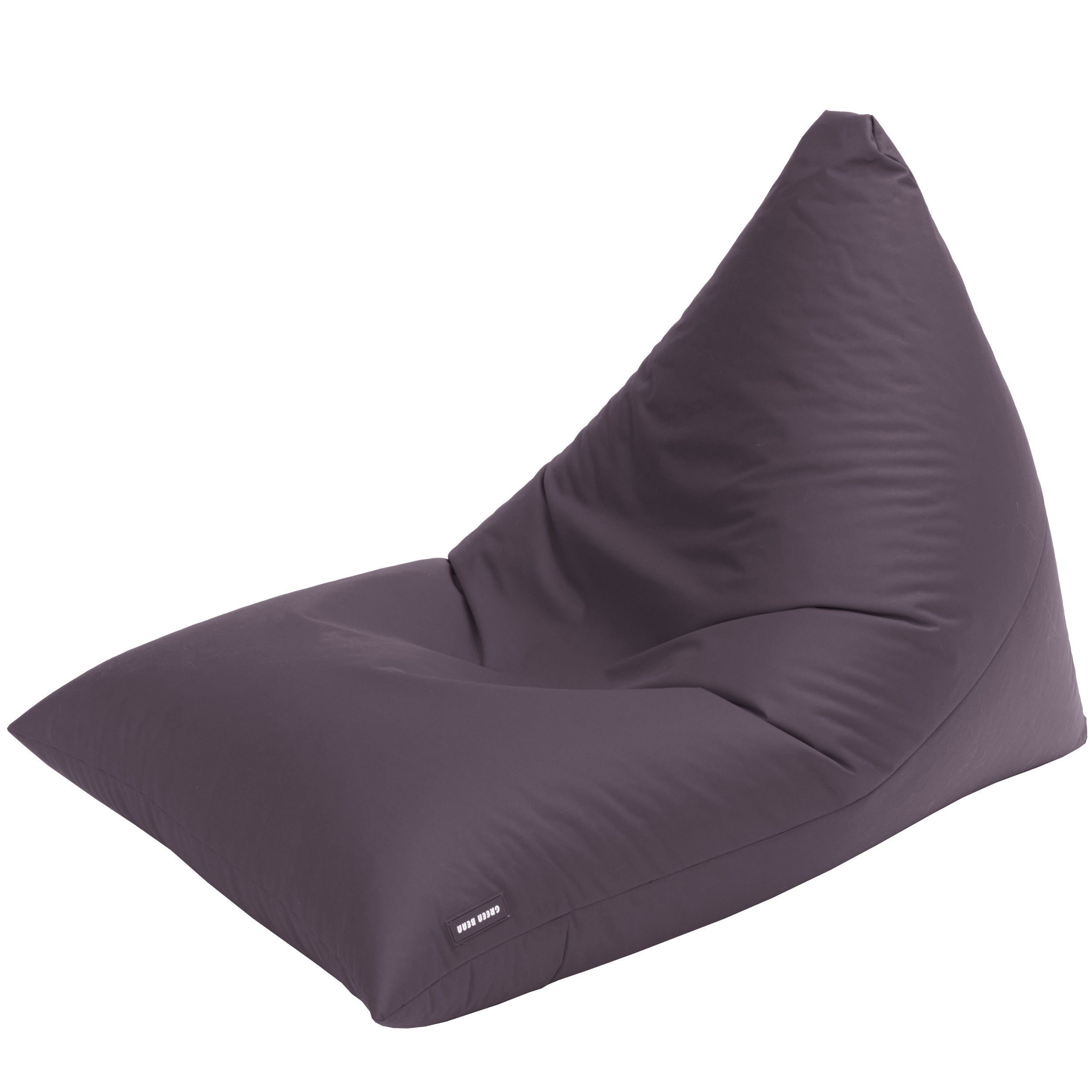 Green Bean Sitzsack Outdoor Sitzsack Triangle 150x100x100cm, Bodenkissen Liegekissen Sitzkissen Bean Bag