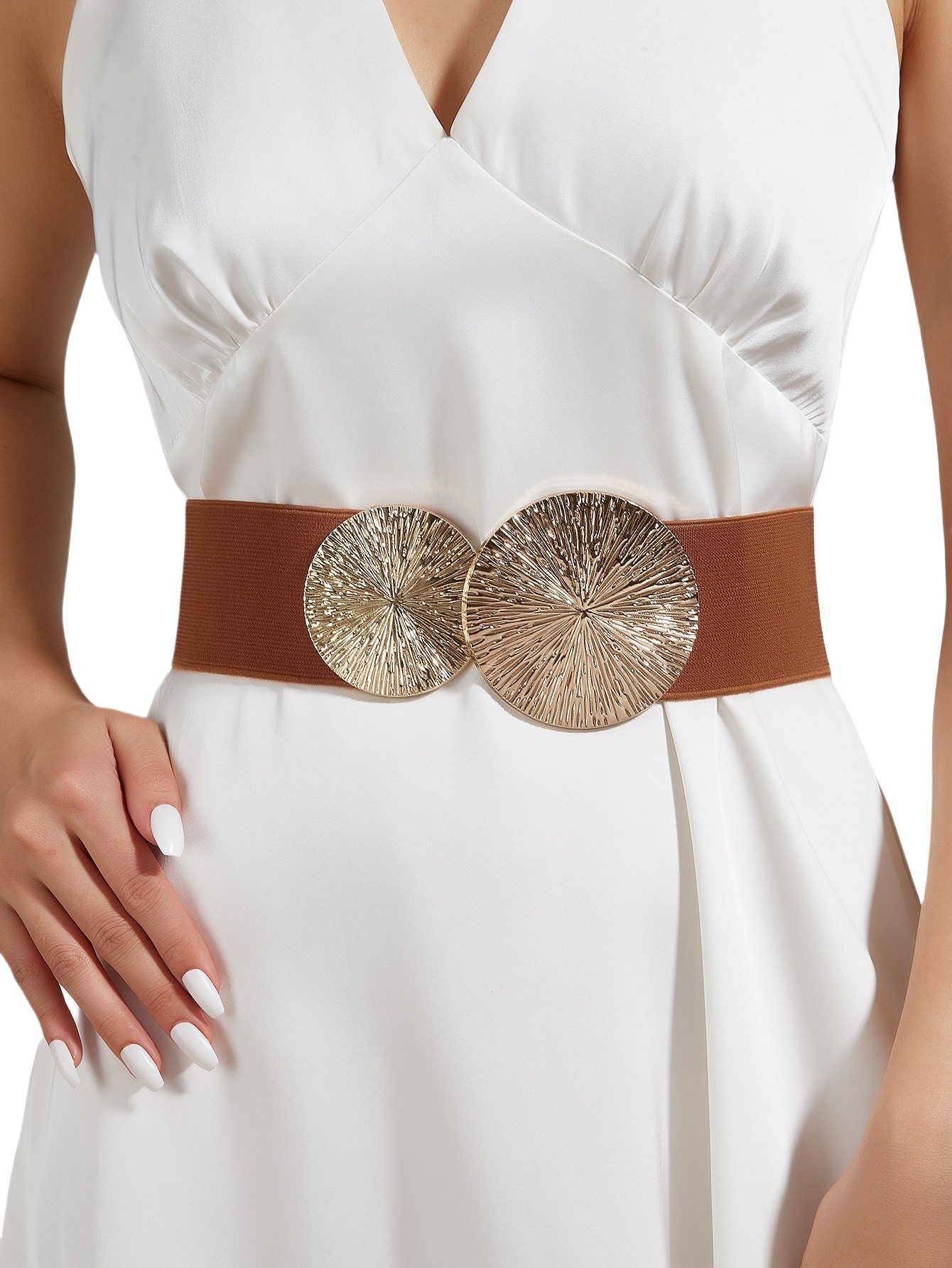 Bextsrack Taillengürtel Damen Elastische gürtel, 6cm Breiter Stretch Gürtel günstig online kaufen