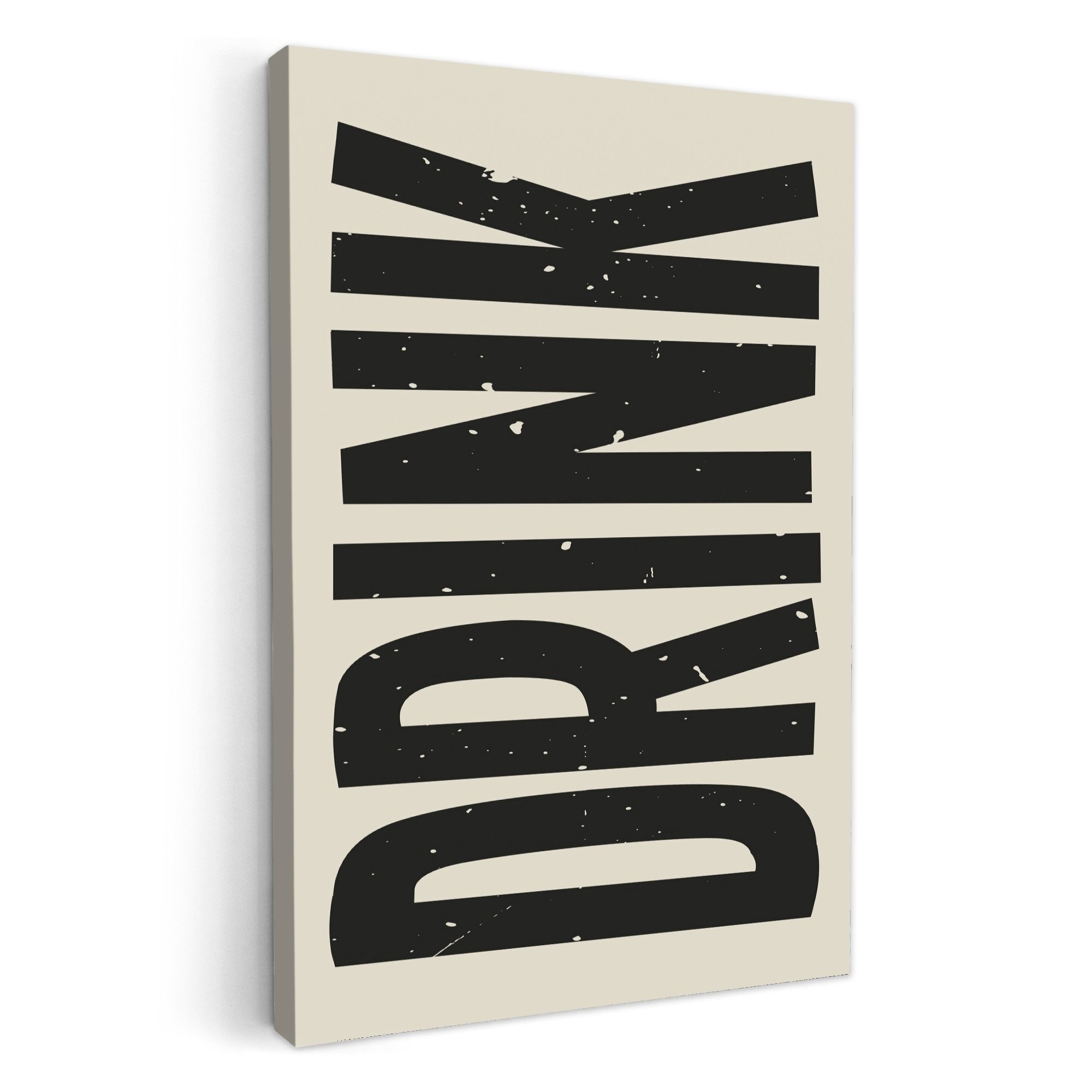 OneMillionCanvasses® Leinwandbild Vintage - Schwarz - günstig online kaufen