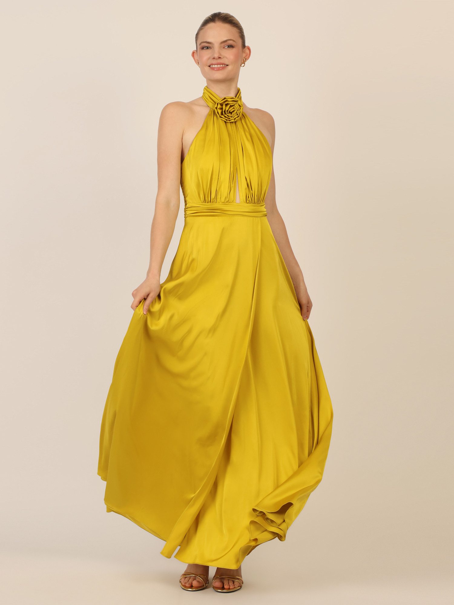 Apart Abendkleid mit Neckholder und Drapierung günstig online kaufen