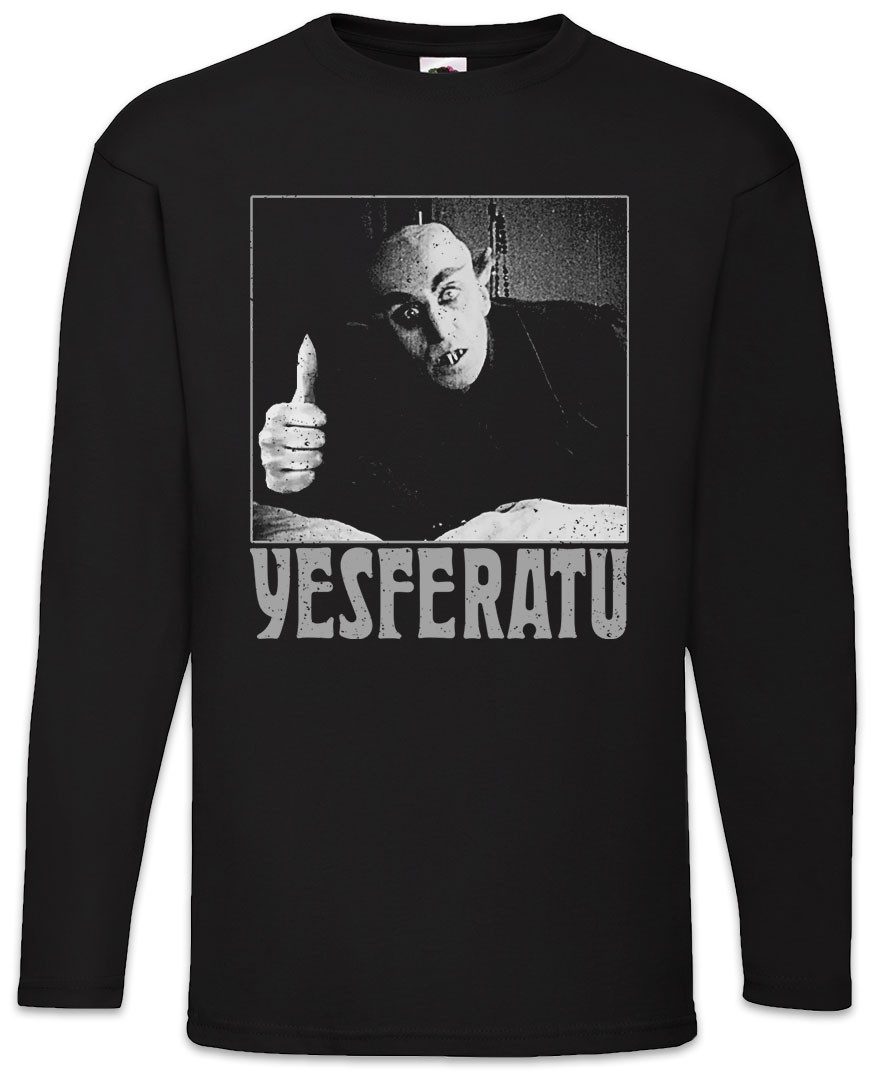 Langarmshirt Yesferatu Langarm T-Shirt Classic Movie Film Nosferatu Kinski Murnau