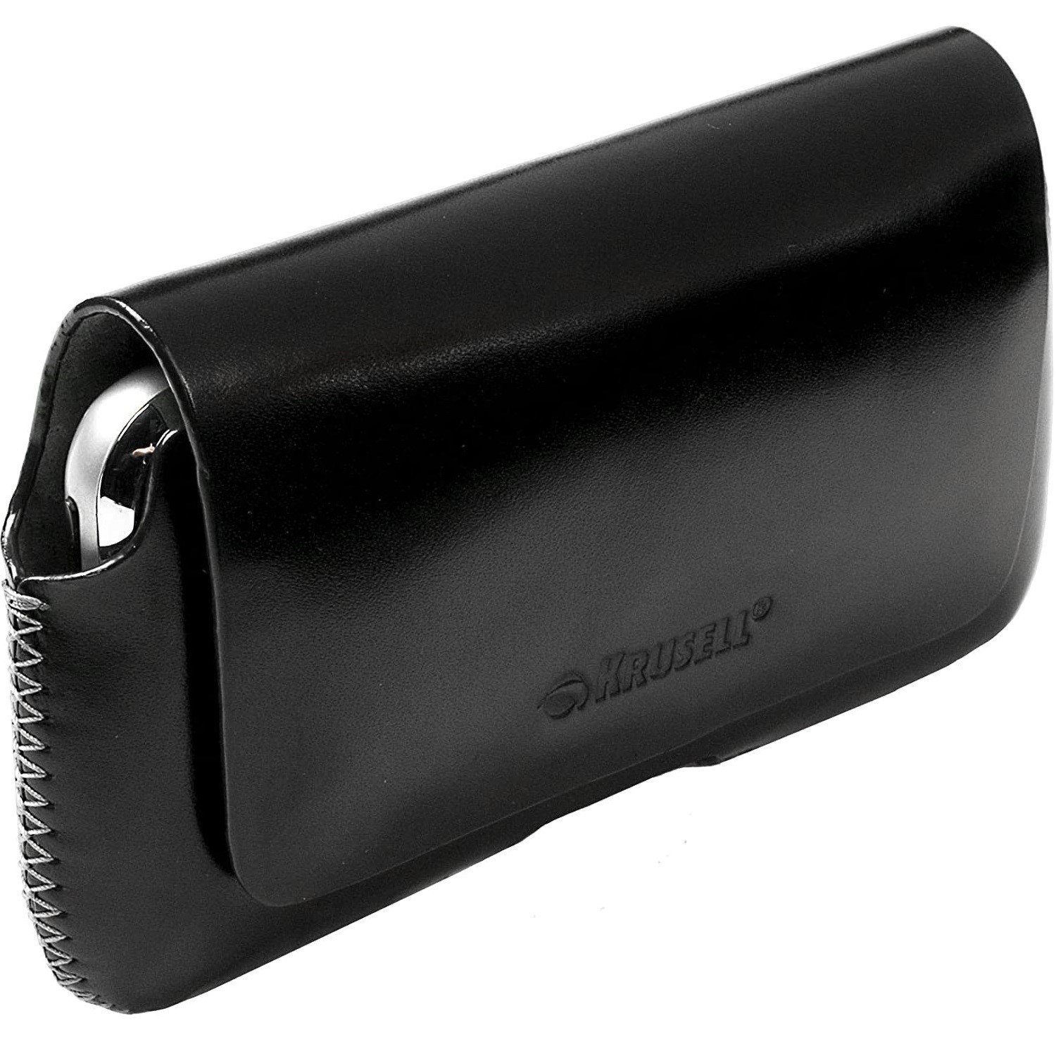 Krusell Handyhülle Handy-Tasche Hector M Cover Schutz-Hülle Black, Gürtel-Tasche Quertasche Etui mit Gürtelschlaufe