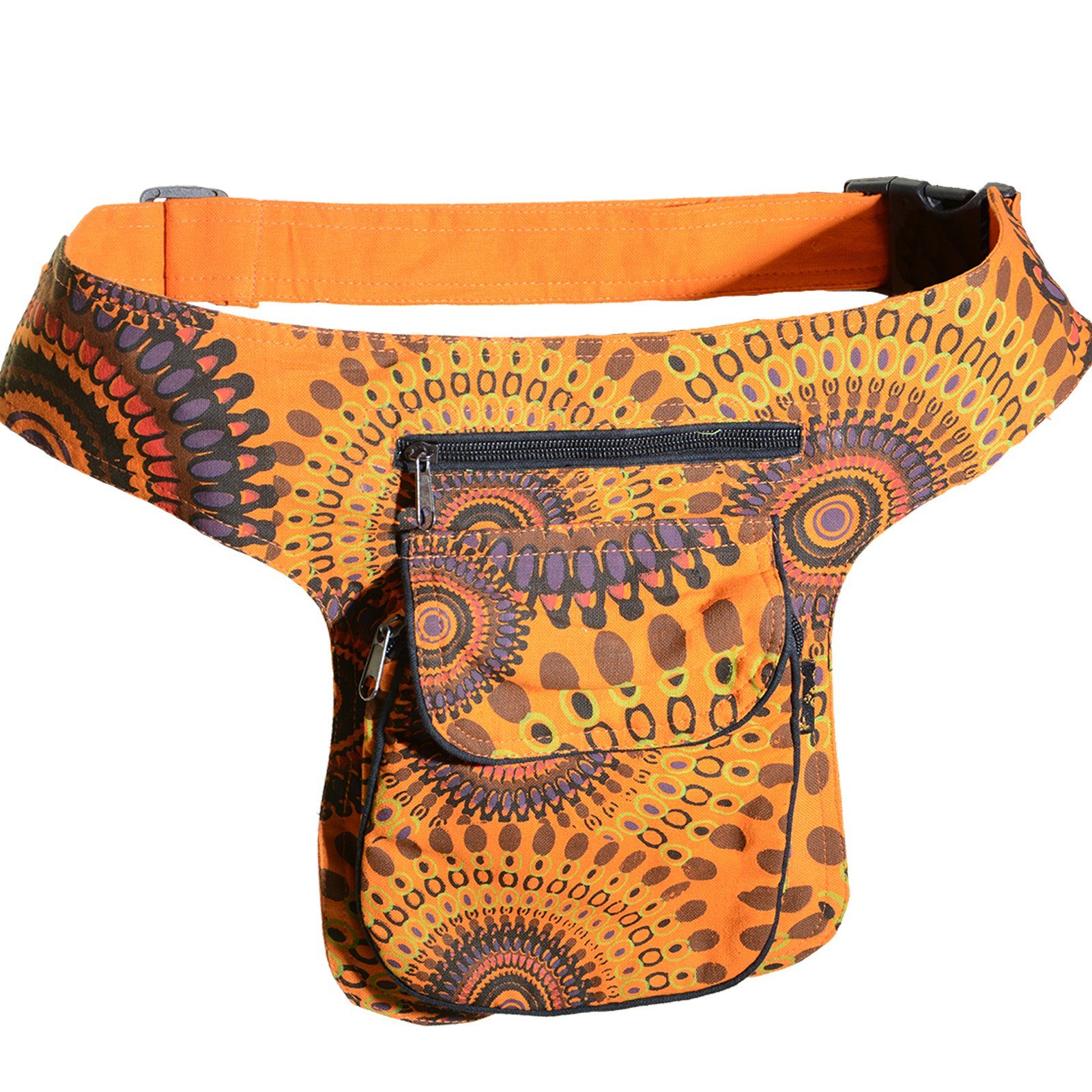 KUNST UND MAGIE Bauchtasche KUNST UND MAGIE Bauchtasche Mandala-Print Gürteltasche Festivaltasche