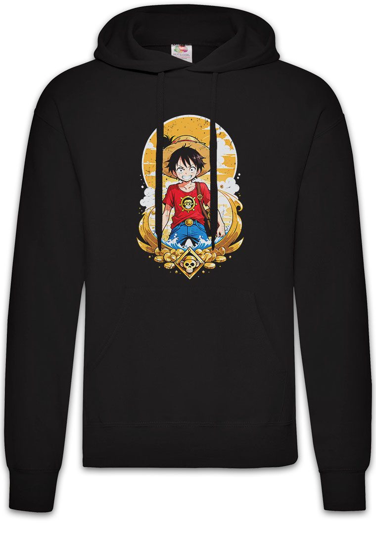 Hoodie Monkey Ruffy Logo Herren Hoodie One Pirate Adventure Anime Piece D