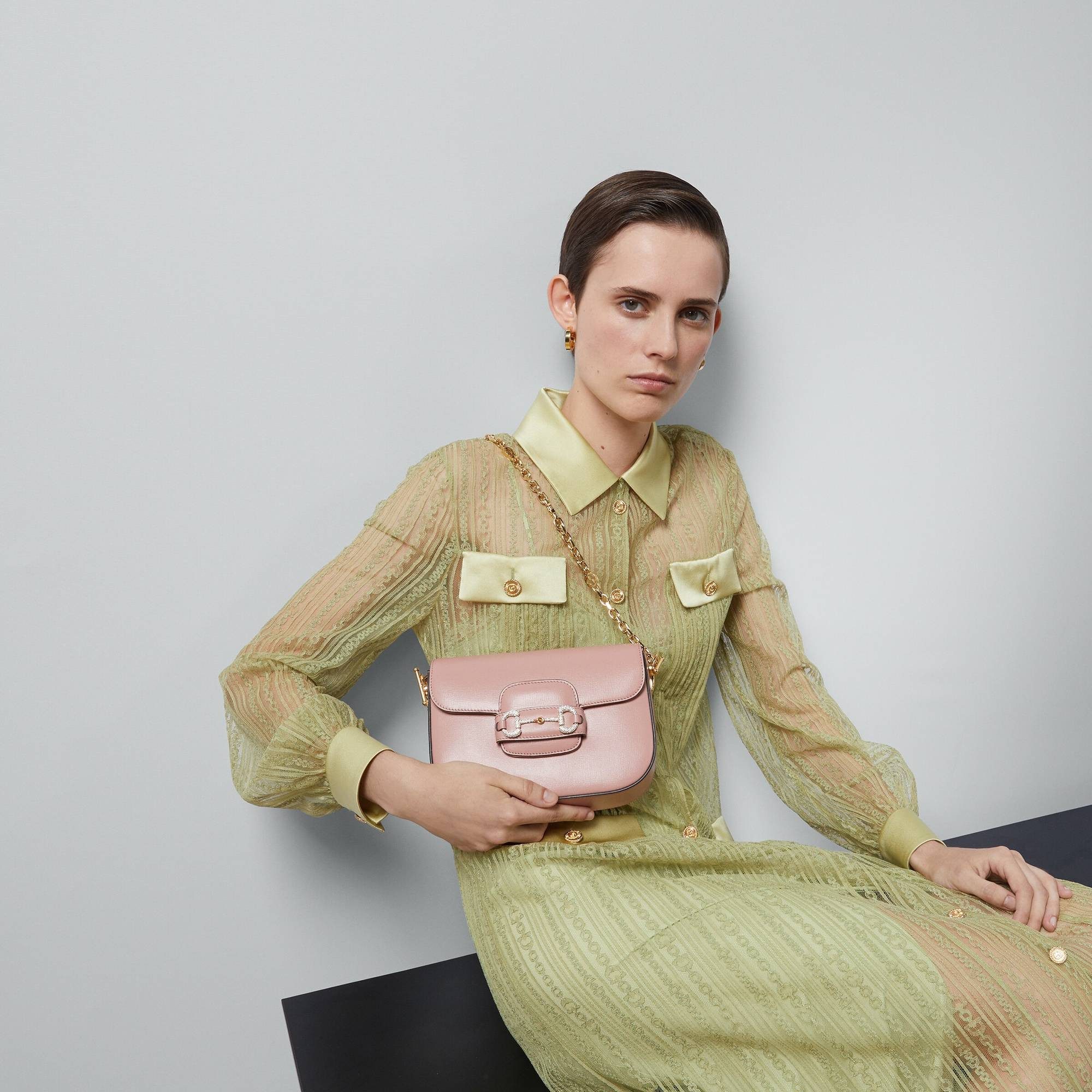 GUCCI Handtasche Horsebit 1955 Azalea Michele