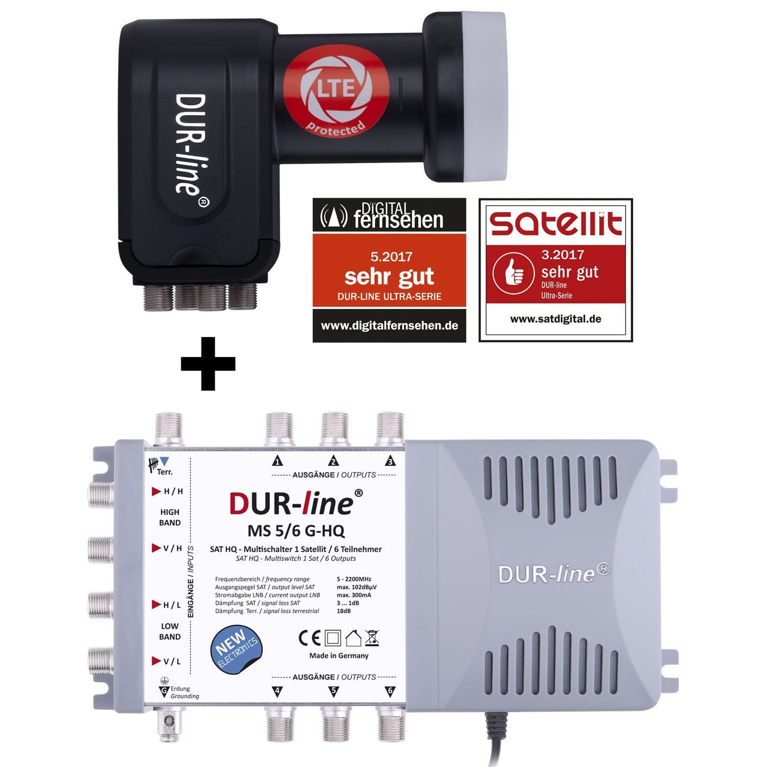 DUR-line DUR-line MS-S 5/6-Q - Multischalter Set SAT-Antenne