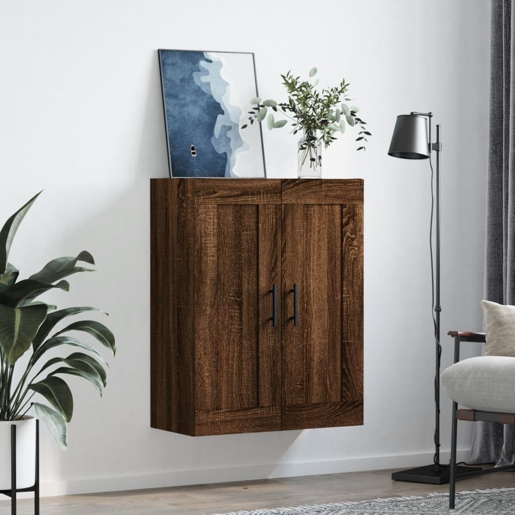 vidaXL Hängeschrank Wandschrank Braun Eichen-Optik 69,5x34x90 günstig online kaufen