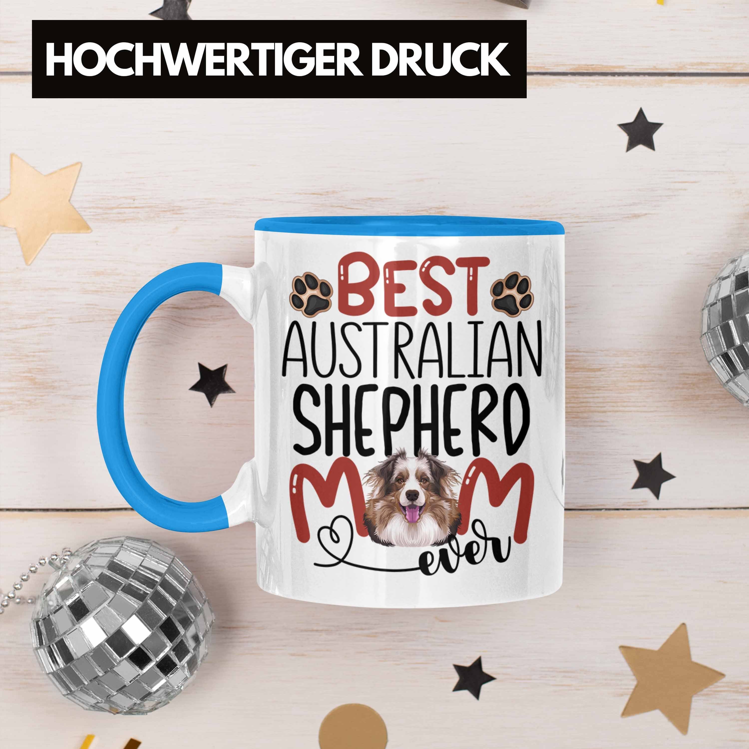 Gesc Blau Geschenk Tasse Shepherd Tasse Australian Besitzerin Lustiger Trendation Mom Spruch