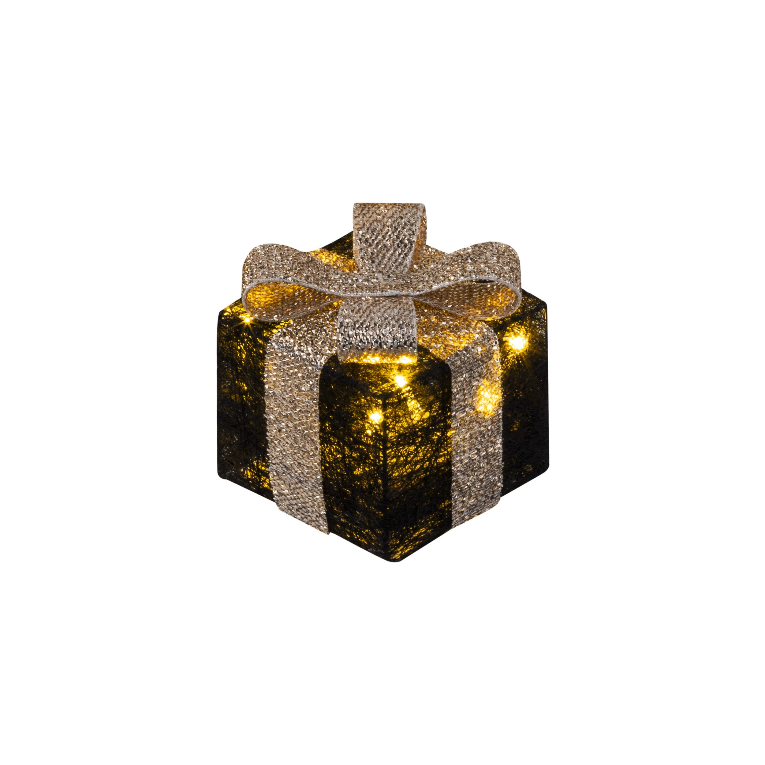 Bambelaa! LED Dekolicht Bambelaa! Led Deko Leucht Geschenk Boxen 3er Set inkl. Timer Funktion, Gelb – Bild 5 von 5