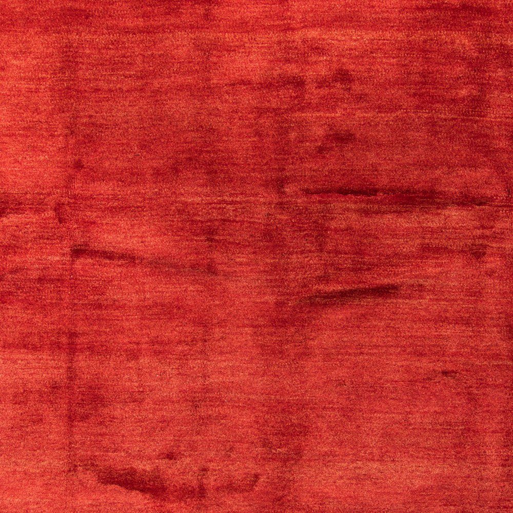 Wollteppich Gabbeh - Loribaft Perser morgenland, 300 cm 406 rechteckig, mit - Einzelstück x 12 Höhe: Wohnzimmer, - dunkelrot, Zertifikat Handgeknüpft, mm