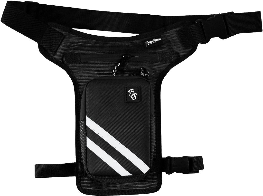 Rusty Stitches Satteltasche Gordon Beintasche, wasserabweisend reflektierende