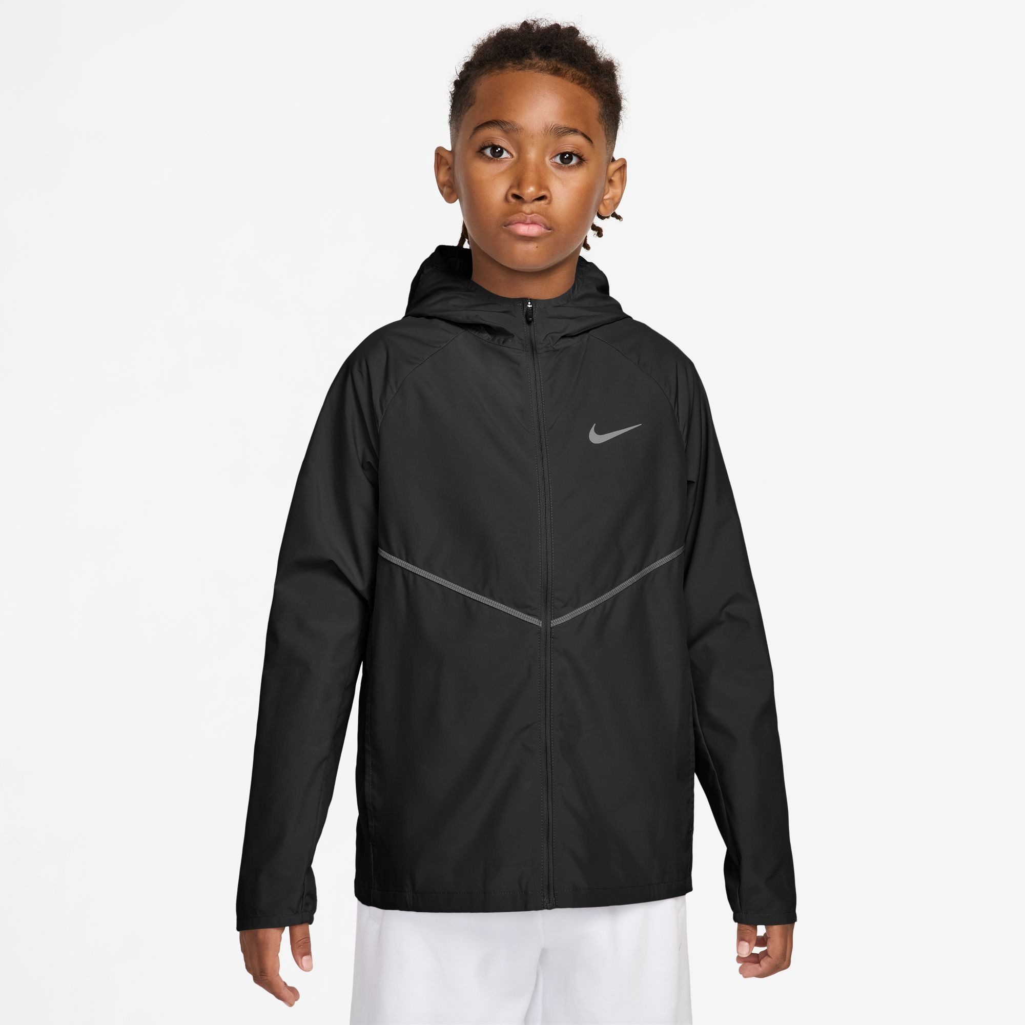 Nike Trainingsjacke K NK REPEL MILER JACKET sportlicher Stil, leichtes Material, für Jugendliche