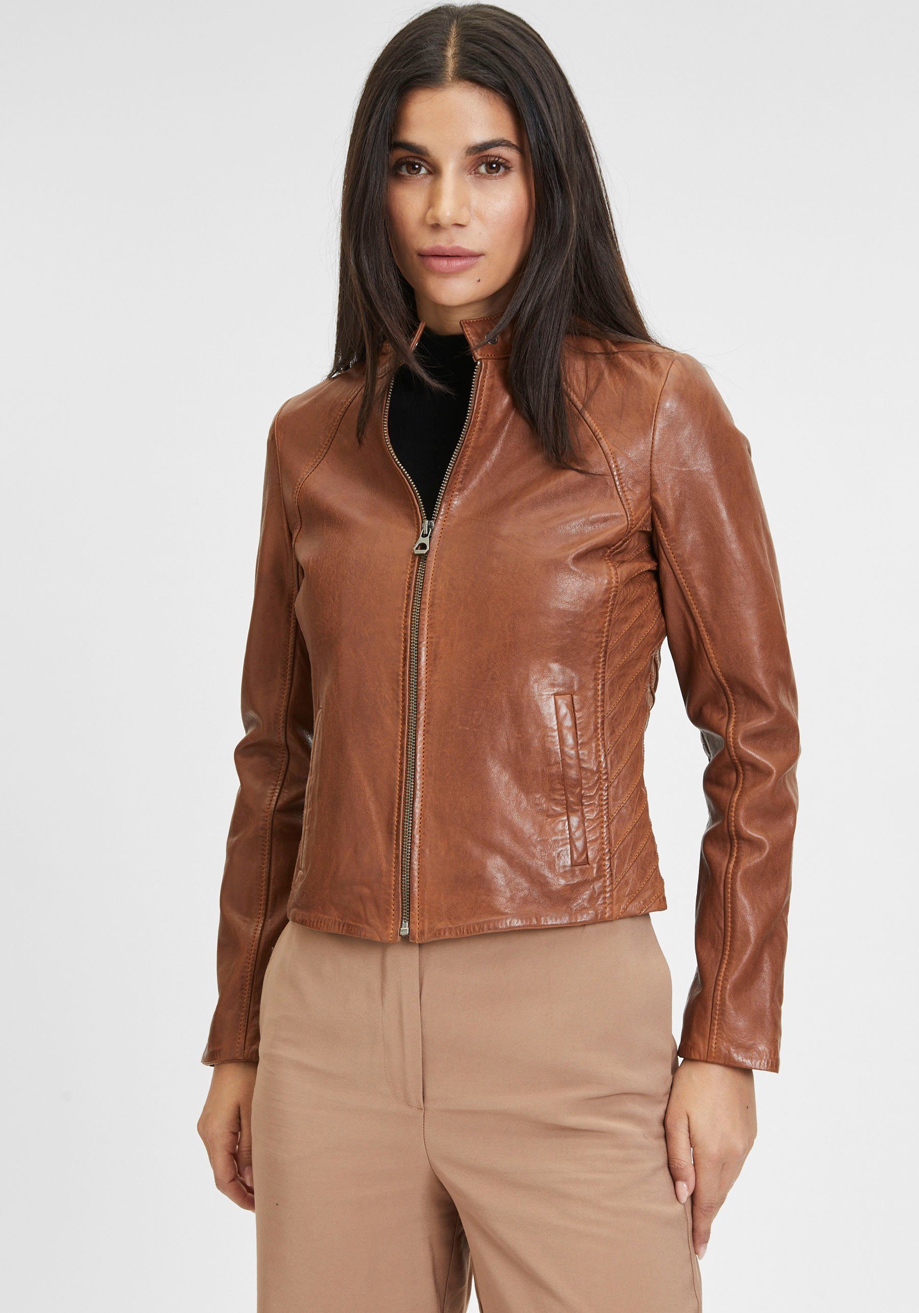 Gipsy Lederjacke GWCharu cognac