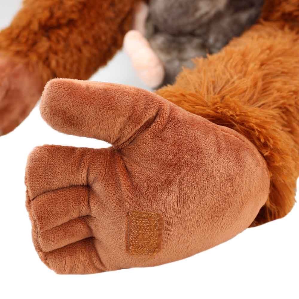 BEMIRO Kuscheltier Plüsch-Affe groß mit Kind - ca. 80 cm (1-St)