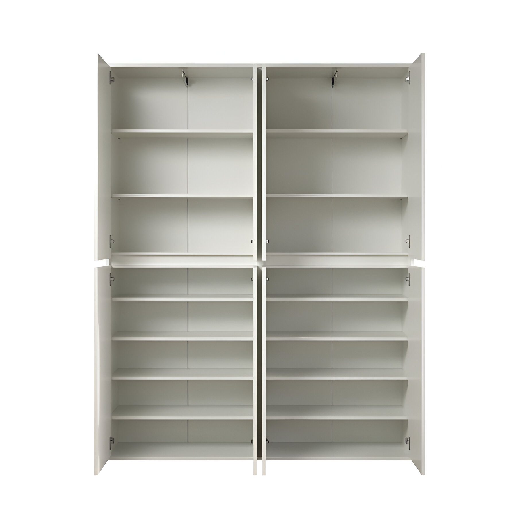 trendteam Stauraumschrank Garderobenschrank Mehrzweckschrank weiß 148x191x3 günstig online kaufen