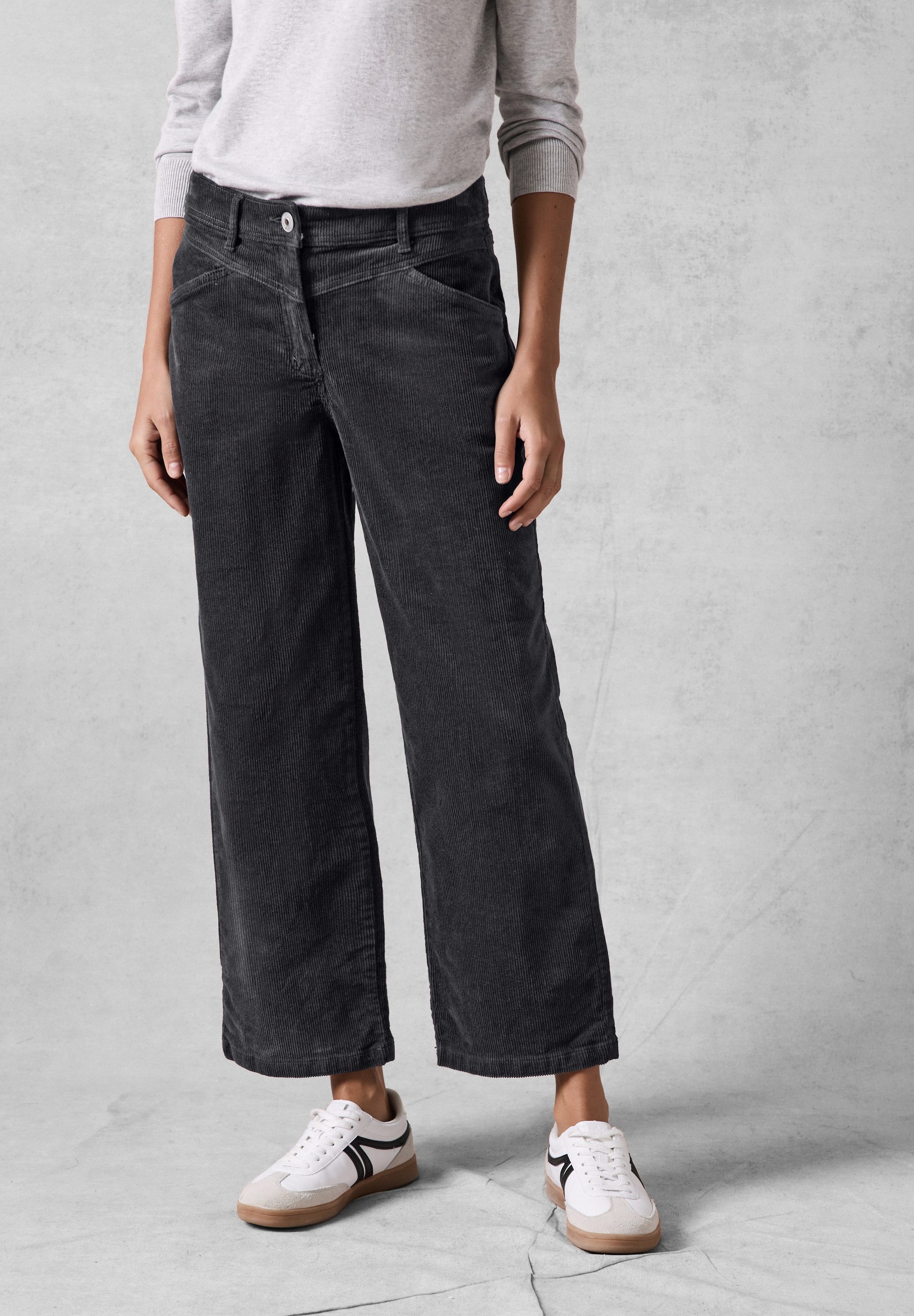 CECIL Cordhose High Waist