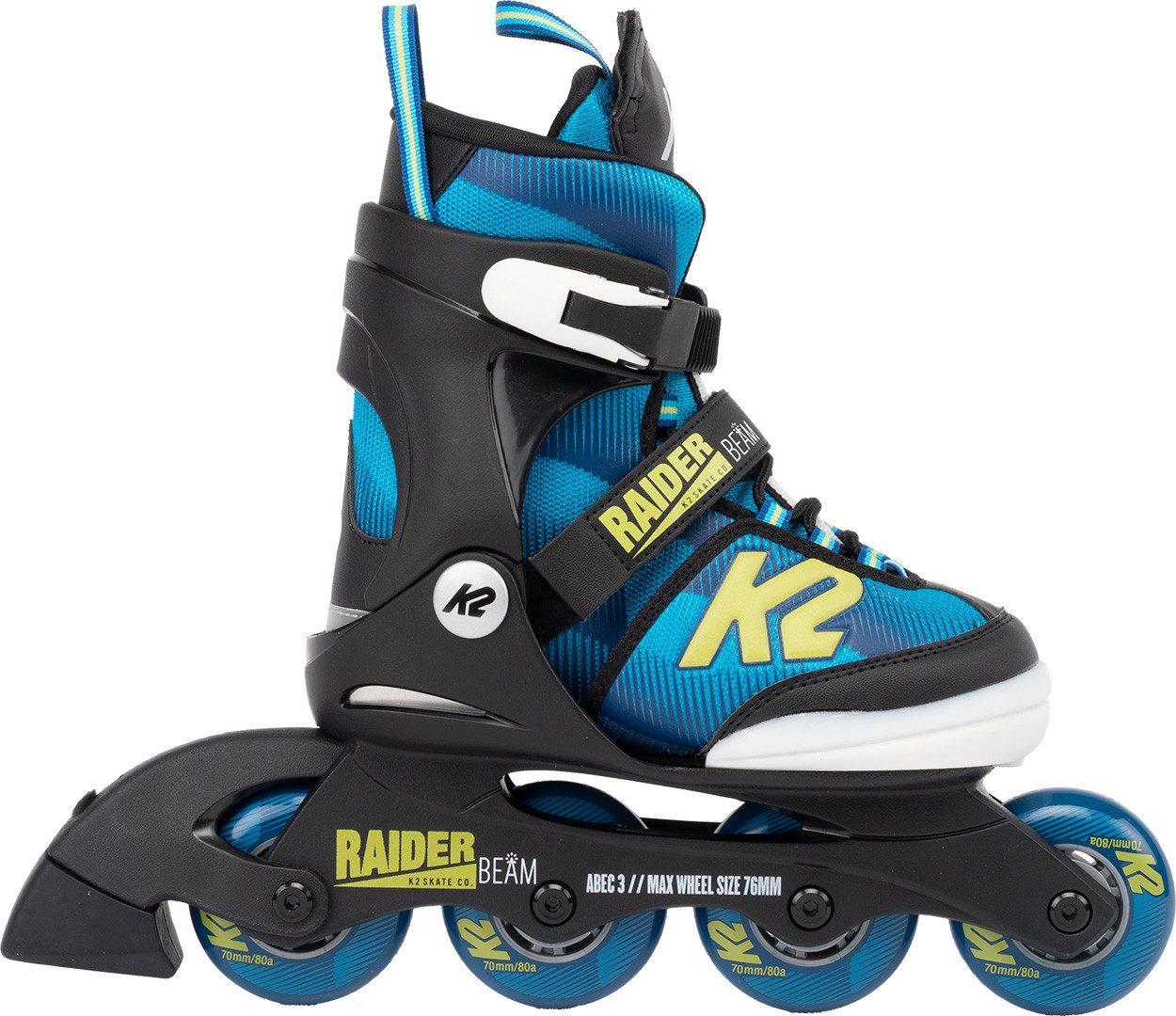 Inlineskates K2 RAIDER BEAM Kinder Inline Skate blue/yellow