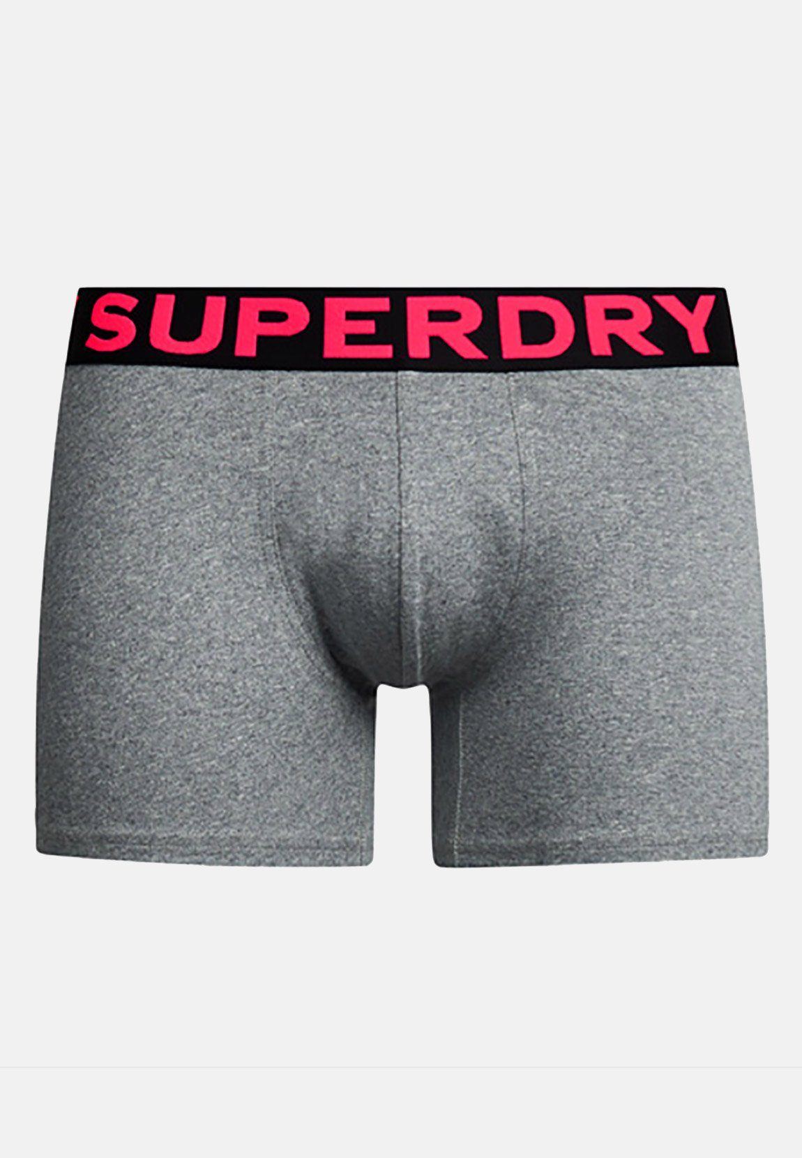 Superdry Boxershorts Marl Noos BOXER TRIPLE PACK Grey Grau Dreierpack Superdry Boxershorts