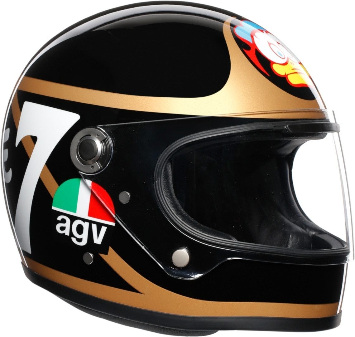 AGV Motorradhelm Legends X3000 Barry Sheene Helm, Wasserdicht