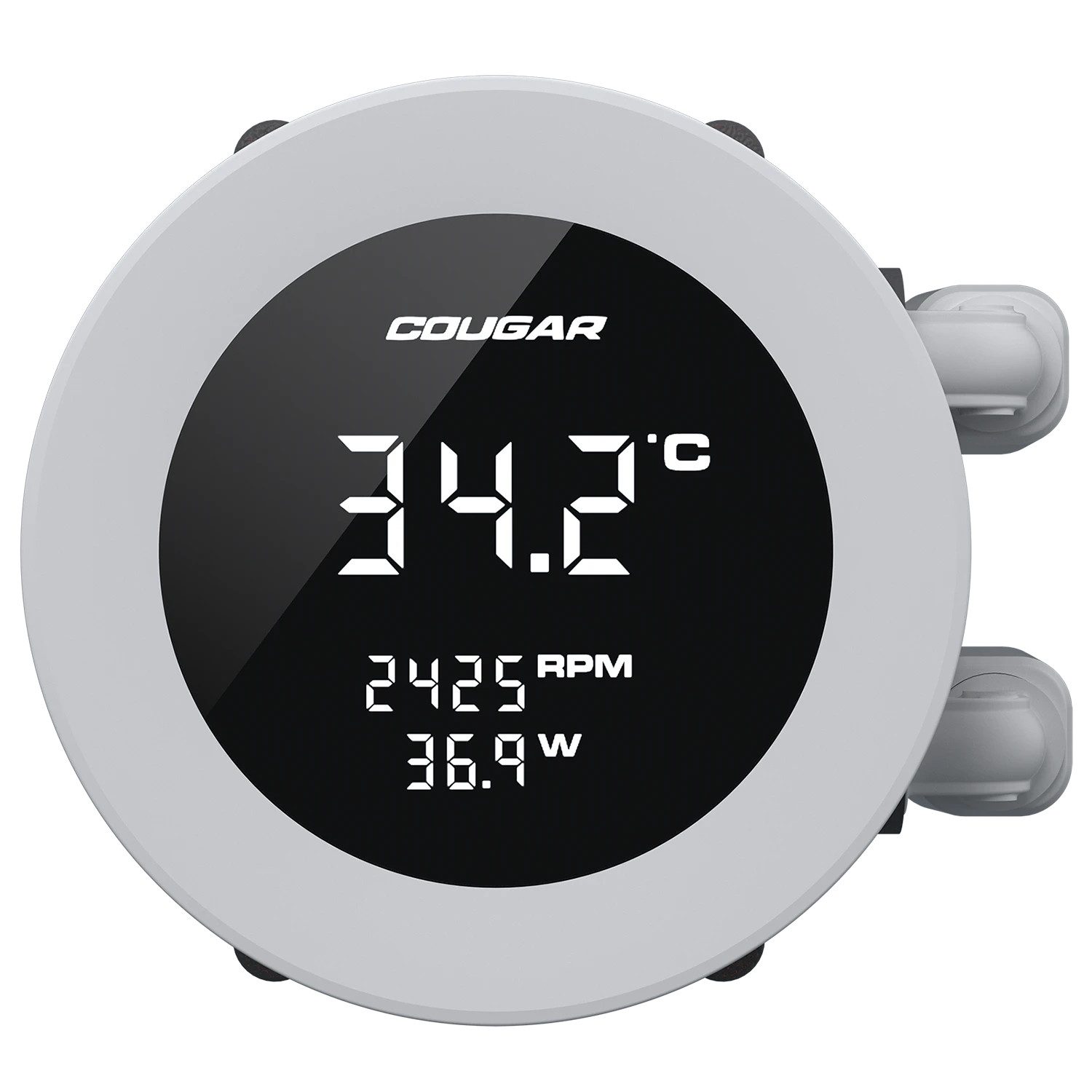 Cougar CPU Kühler CPU Wasserkühlung Poseidon Vistek 360, ARGB, Weiß