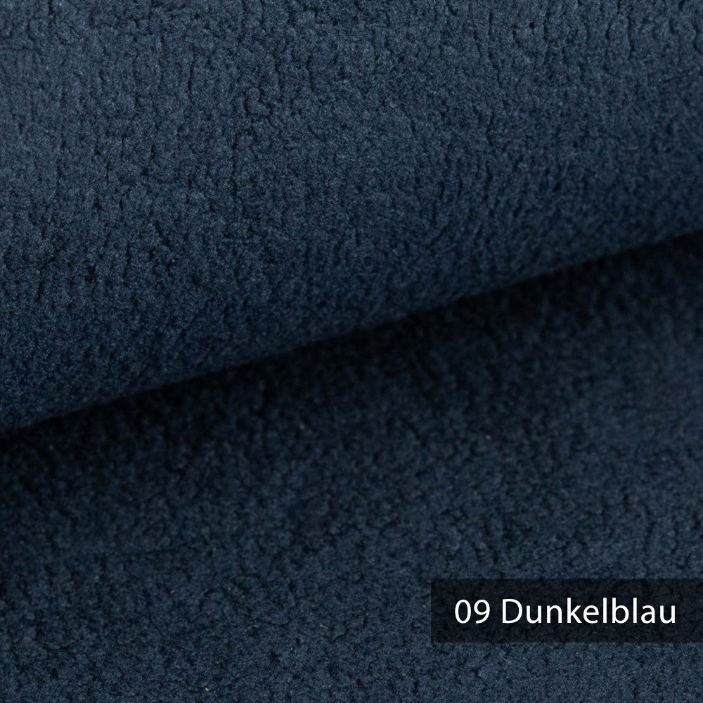 novely® Stoff HURTH Kuscheliger Möbelstoff Velours Polsterstoff Erdtöne, Robust, Kuschelweich, Pflegeleicht, Meterware, 1lfm