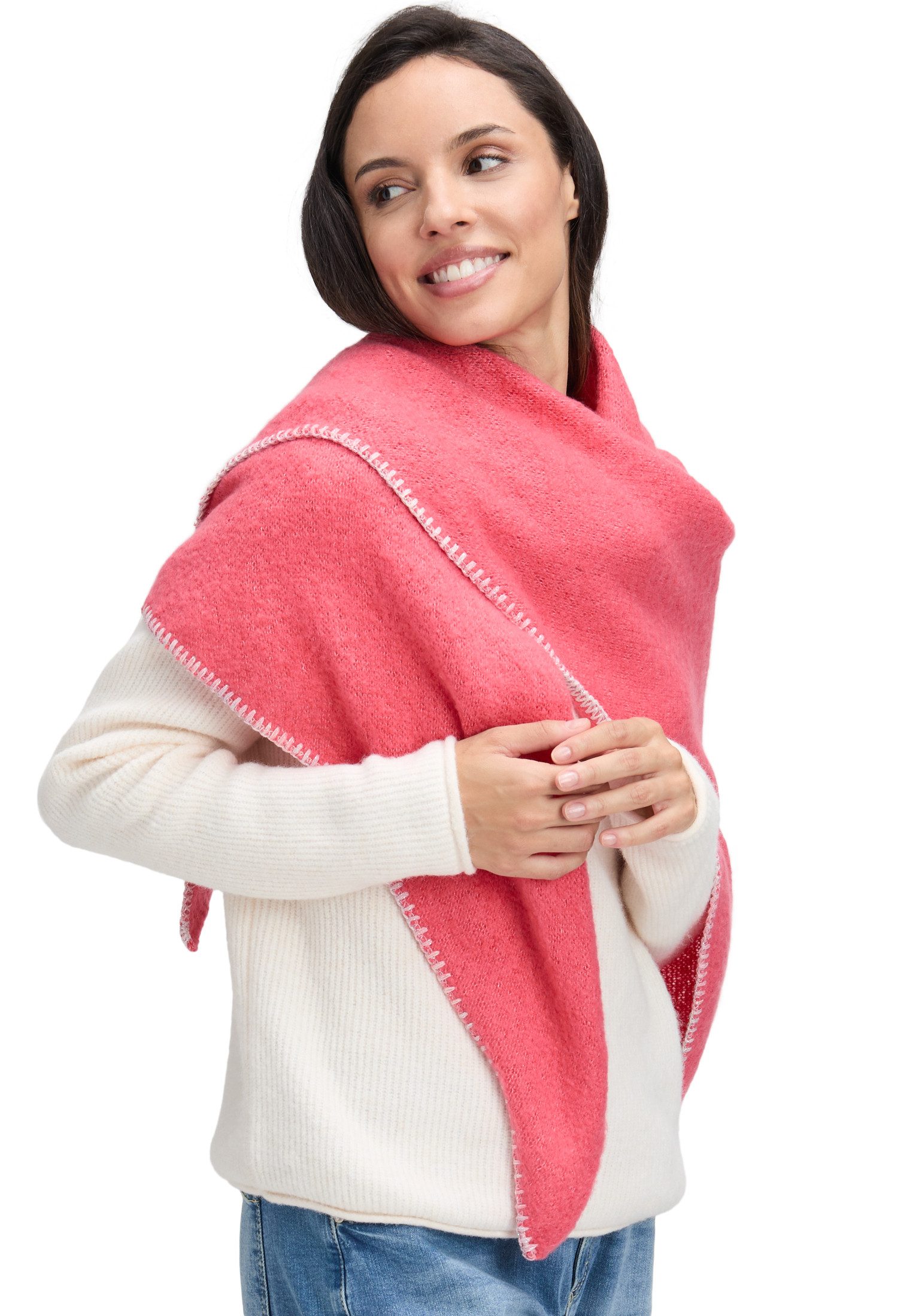 Cartoon Schal Damen Winterschal unifarben günstig online kaufen