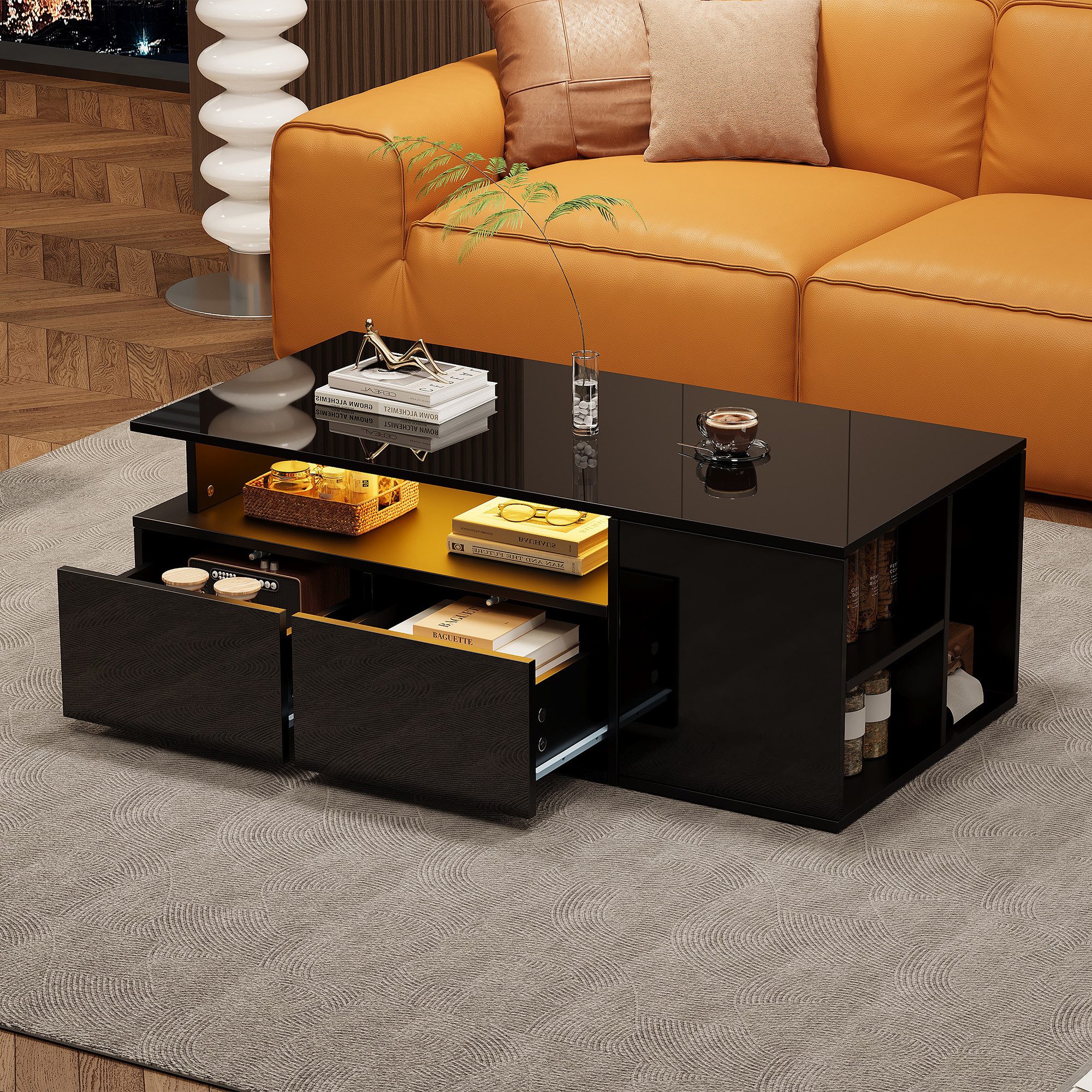 OKWISH Couchtisch mit viel Stauraum (Satztisch, günstig online kaufen