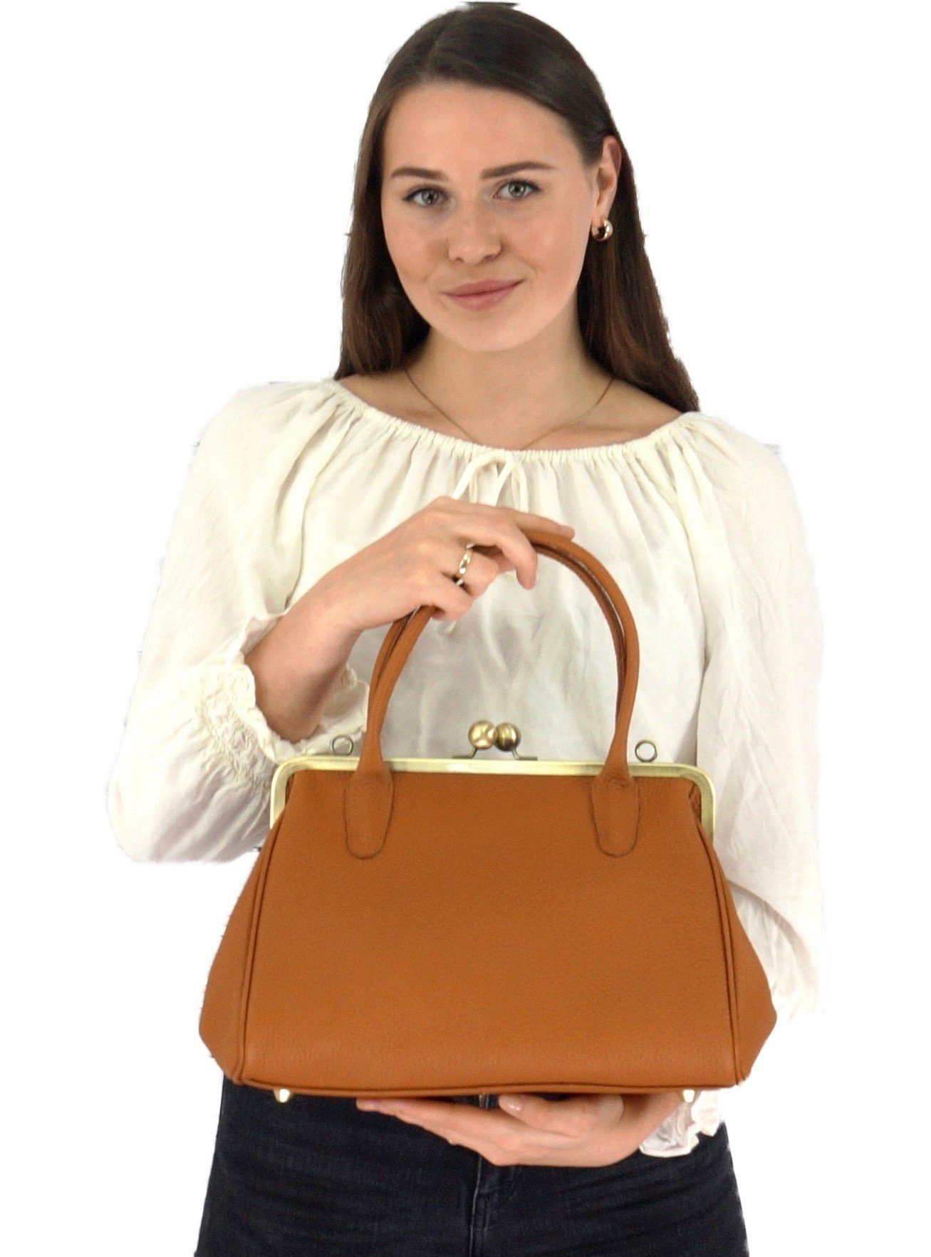 Handtasche Handtasche "Marie", Damentasche, Schultertasche, Vintage Stil, Retro