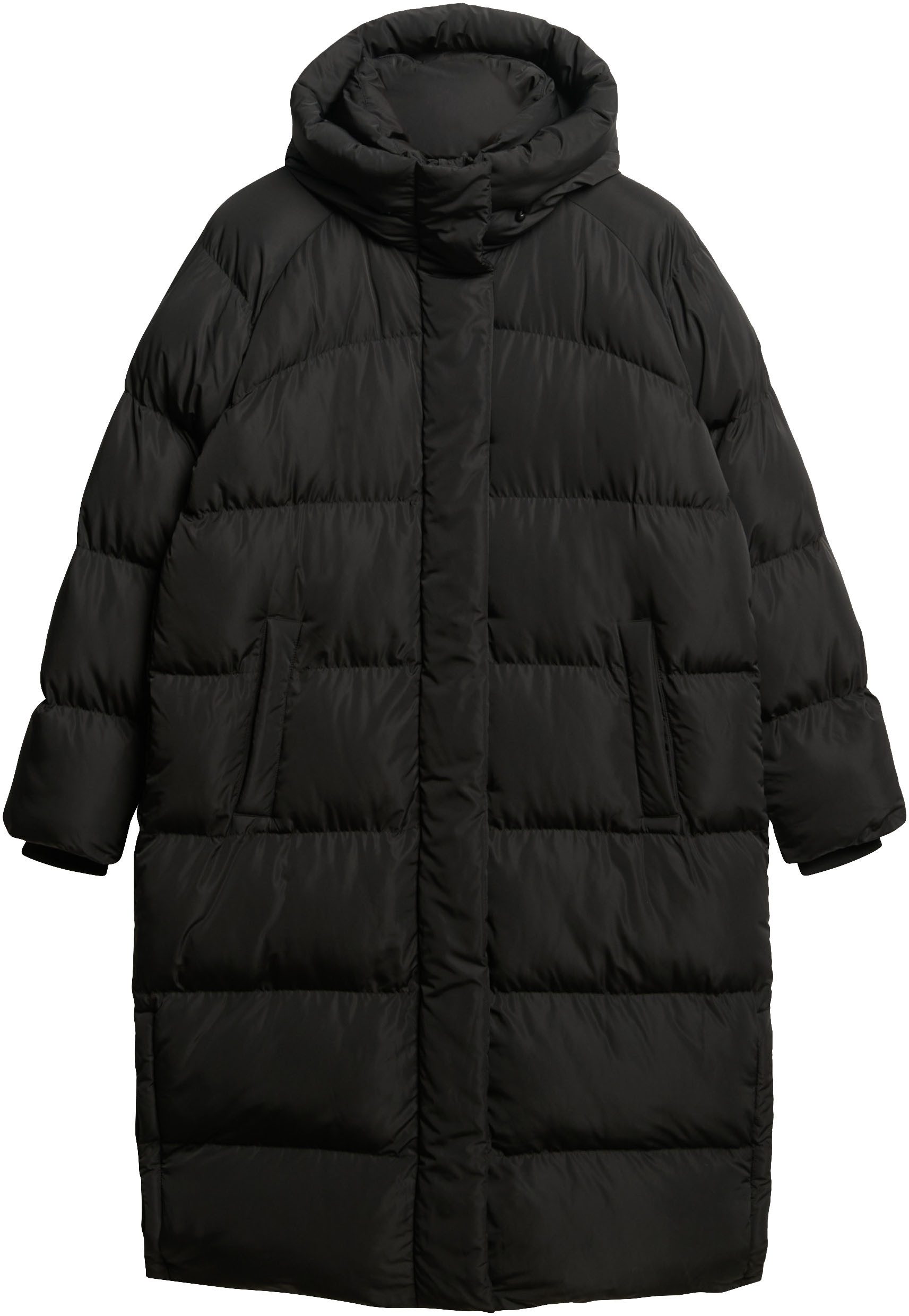 Superdry Steppjacke Longline Hooded Puffer Jacket