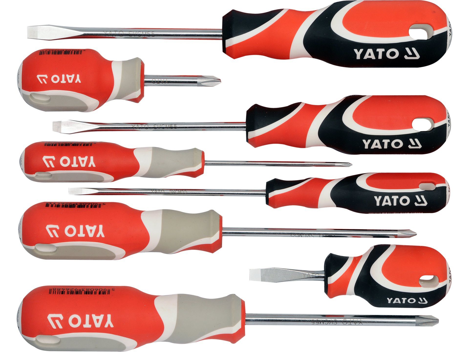 Yato Bit-Schraubendreher Schraubendreher-Set SVCM55, 8-tlg., (Schraubendreher-Set SVCM55, 8-tlg., Schraubendreher-Set SVCM55, 8-tlg)