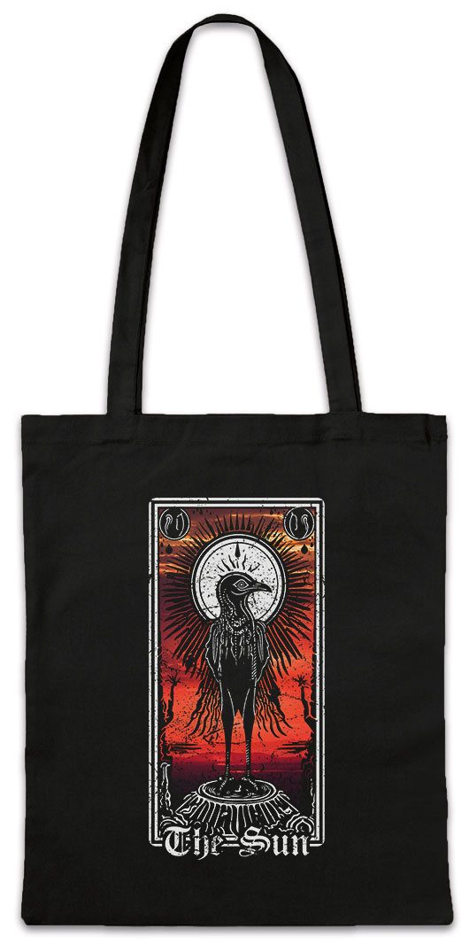 Beuteltasche Tarot B The Sun Stofftasche Set Card Karte Deck Arcana Voodoo Major