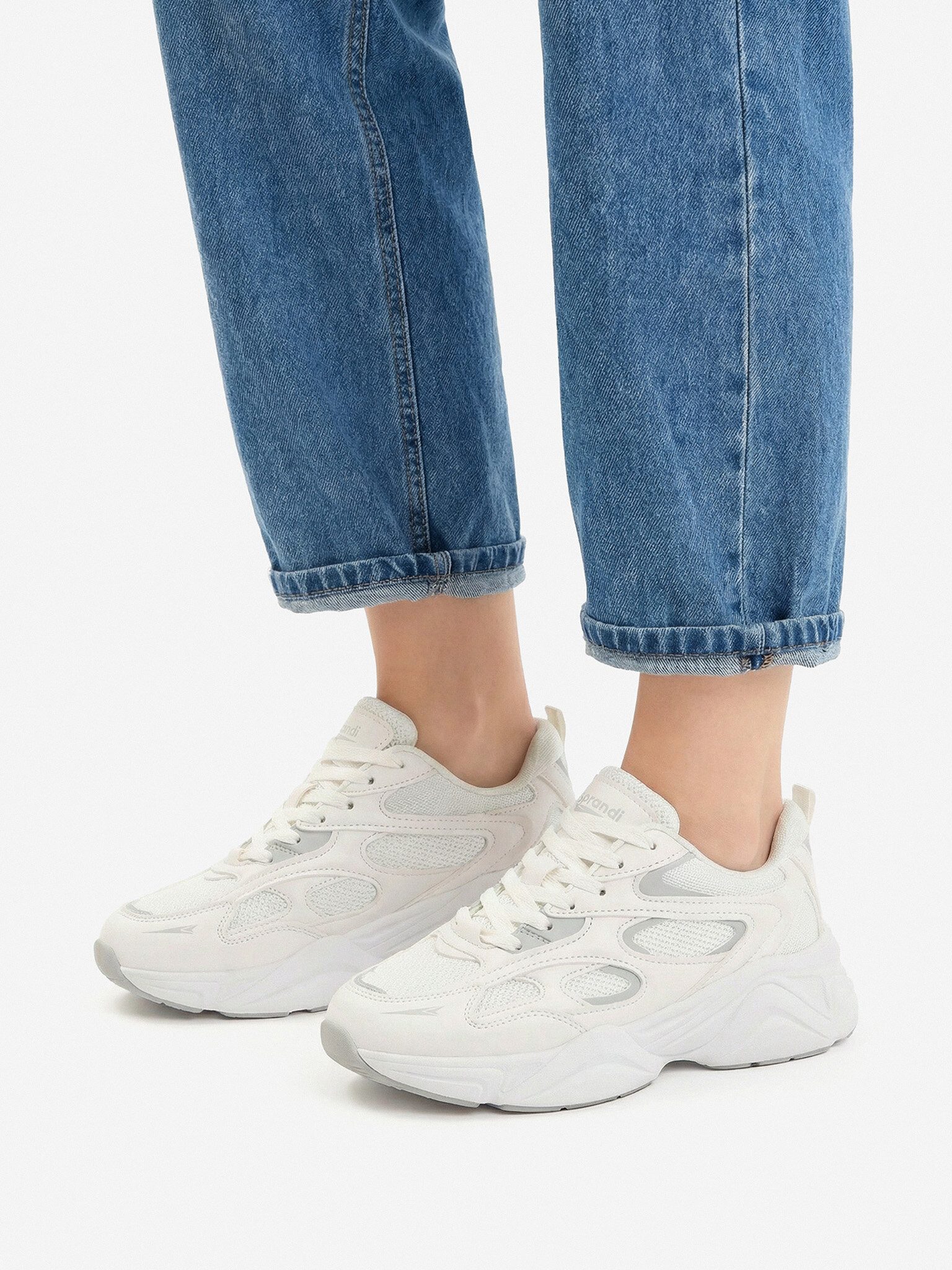 sprandi Sprandi Damenschuhe Weiß Sprandi-CEOWB-A22R1116H-1 Weiß Sneaker