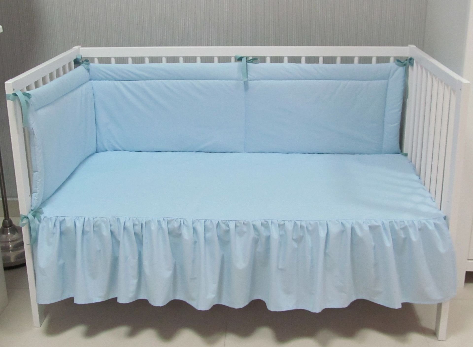 Babymajawelt Betthusse Bettvolant Bettlaken für Babybett, günstig online kaufen