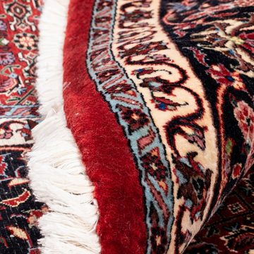 Orientteppich Perser - Bidjar rund - 250 x 250 cm - dunkelrot, morgenland, rund, Höhe: 15 mm, Wohnzimmer, Handgeknüpft, Einzelstück mit Zertifikat