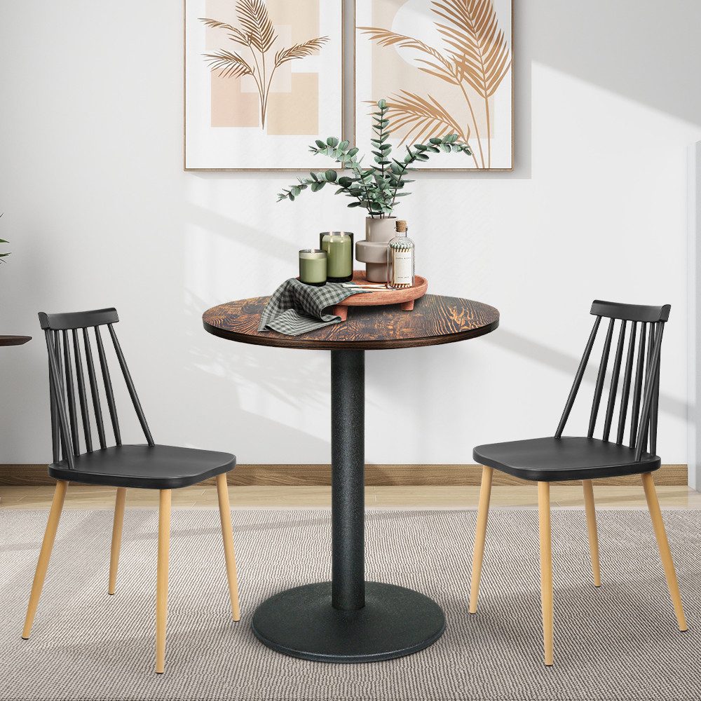 JEOBEST Bartisch Esstisch Rund, Küchentisch Esszimmertisch, Hoher Tisch, Bi günstig online kaufen