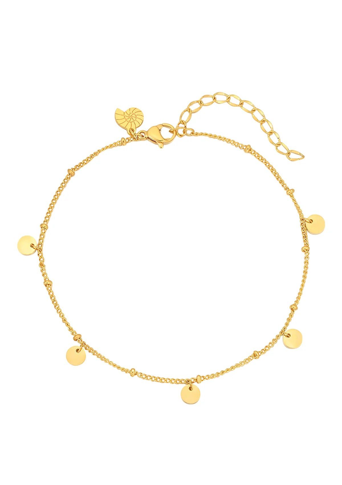 Hey Happiness Fußkette mit Anhänger Plättchen günstig online kaufen