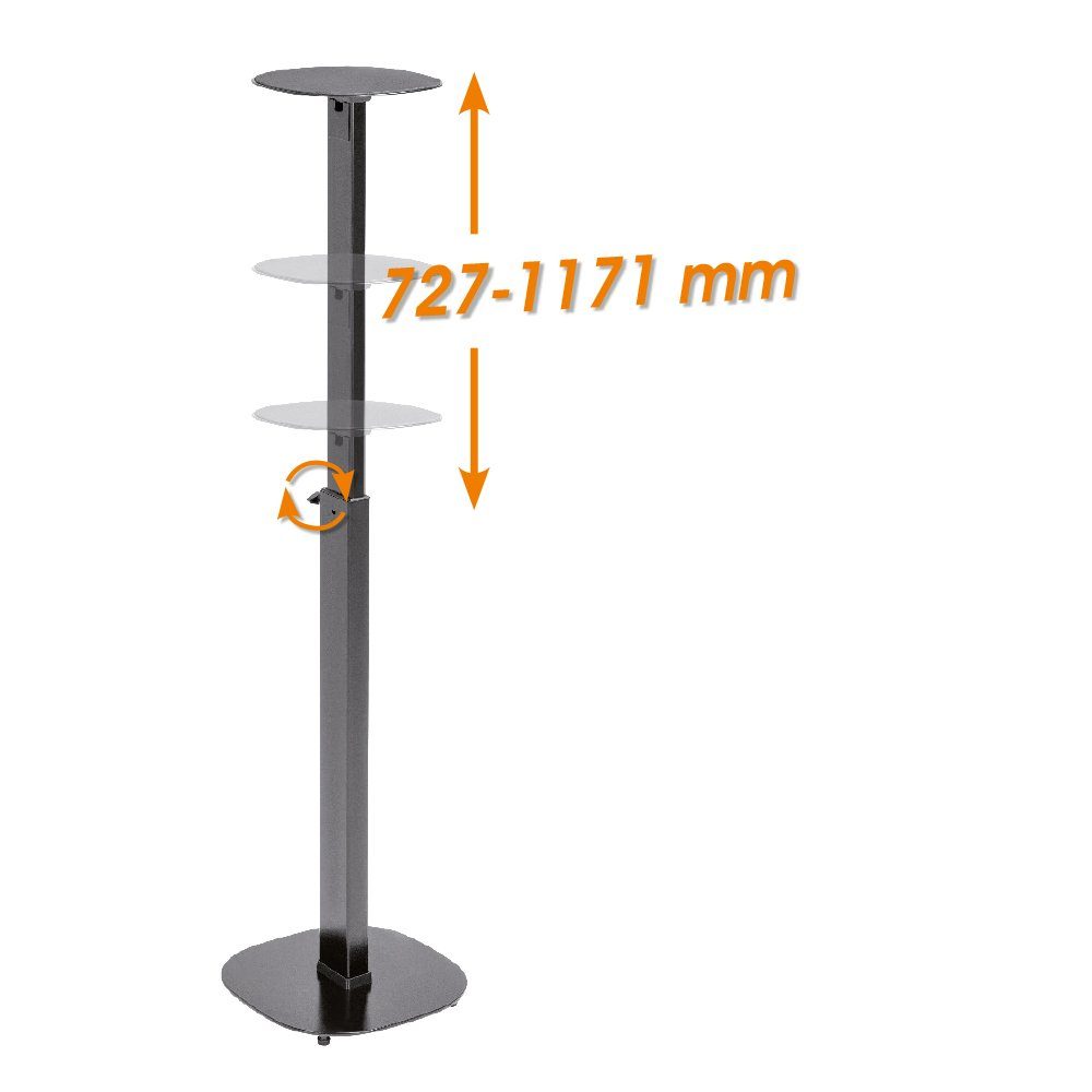 my wall Lautsprecherständer HS23L, (2 Ständer für Lautsprecherboxen - höhenverstellbar)